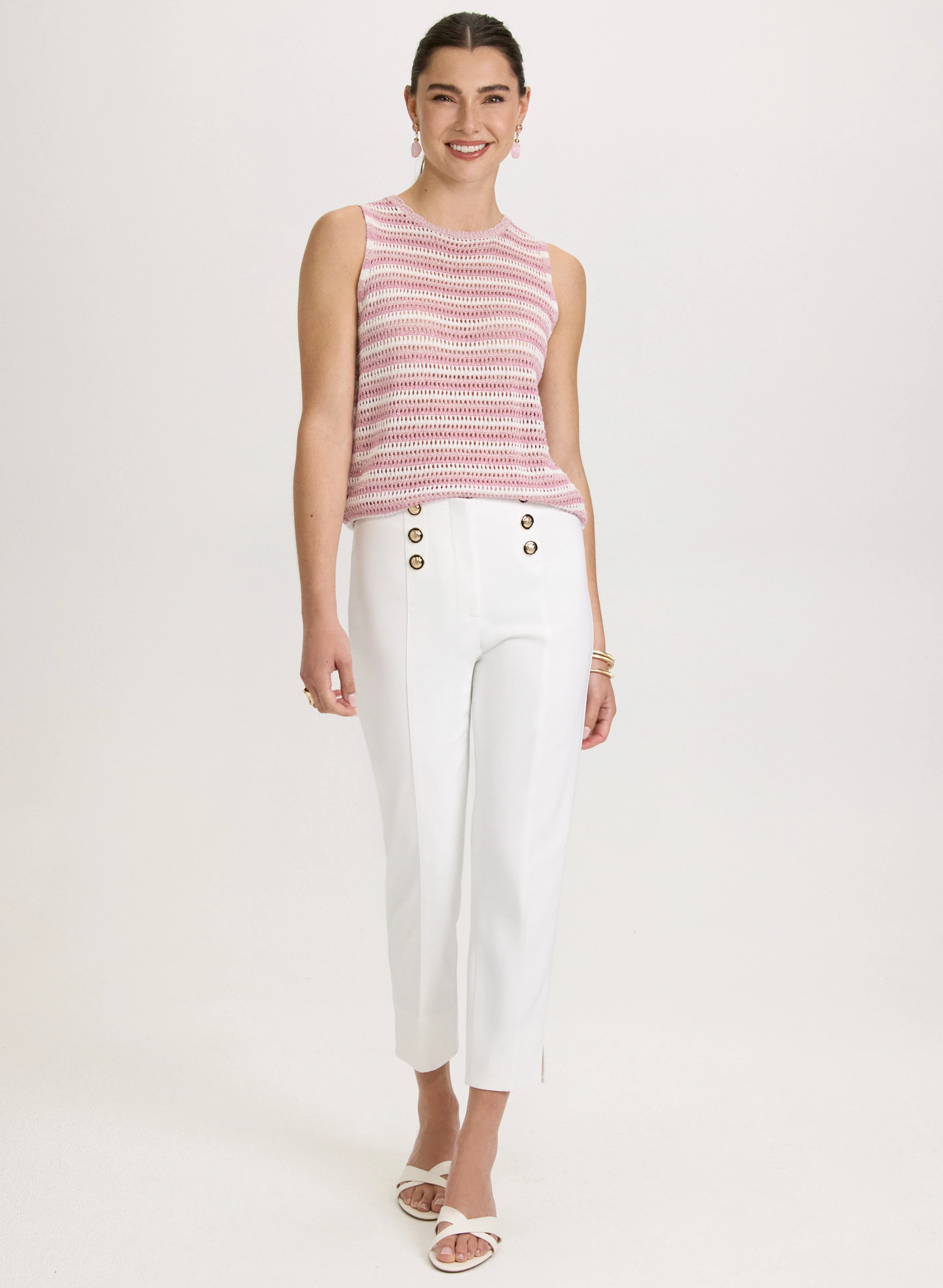 Emma Button Detail Pants - Image 3