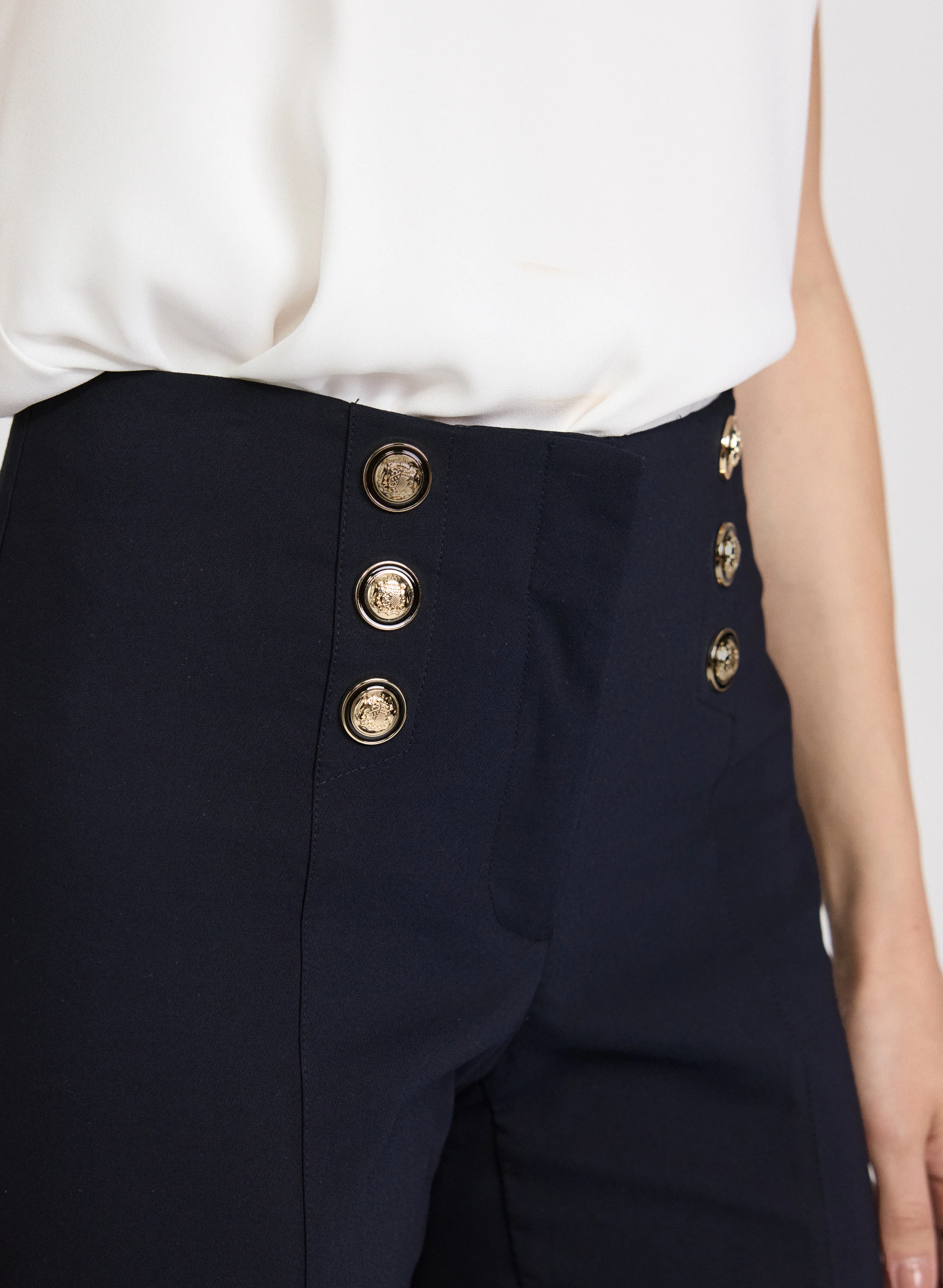 Emma Button Detail Pants - Image 2