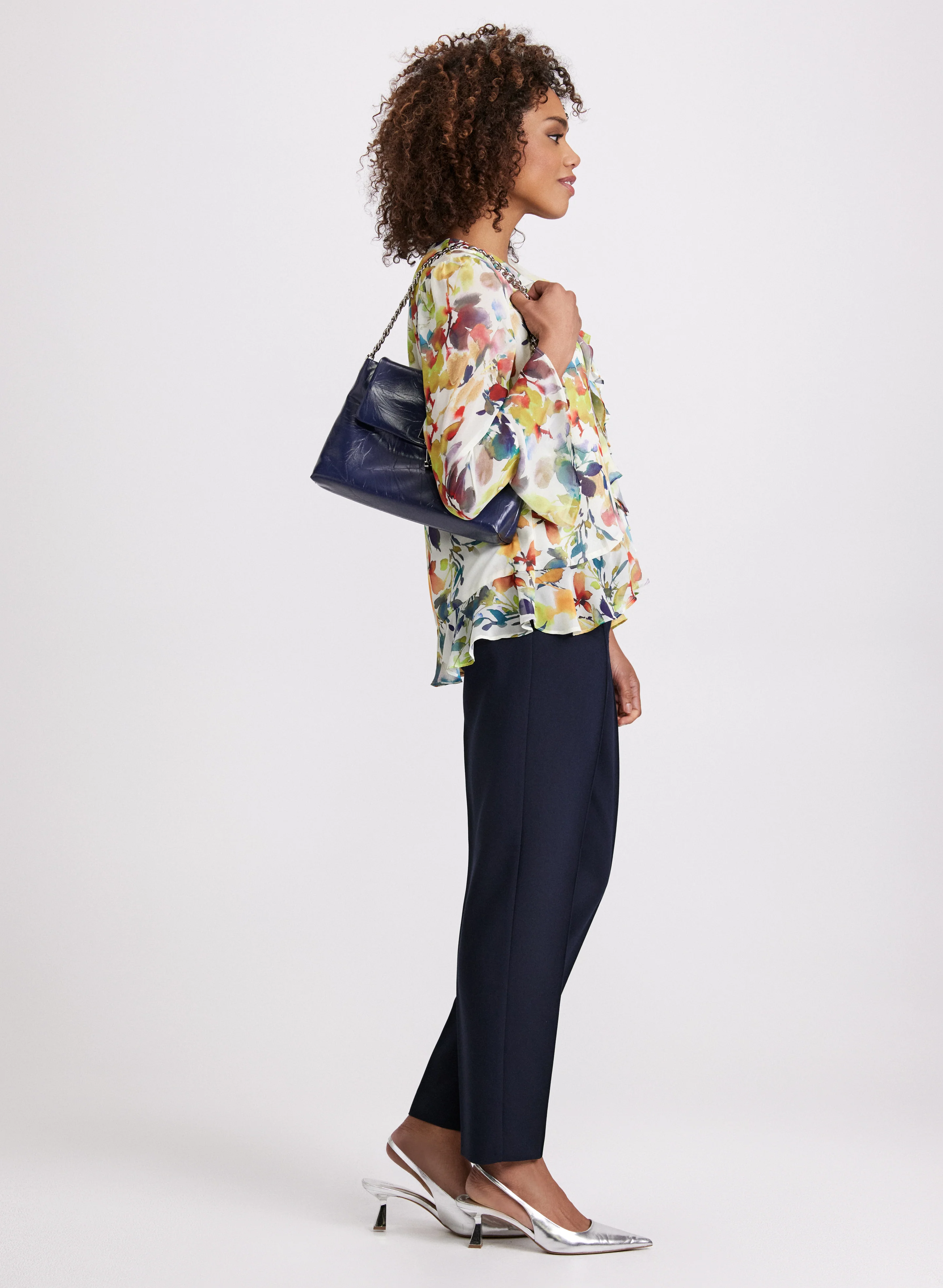 Emma Seamed Slim-Leg Pants - Image 4