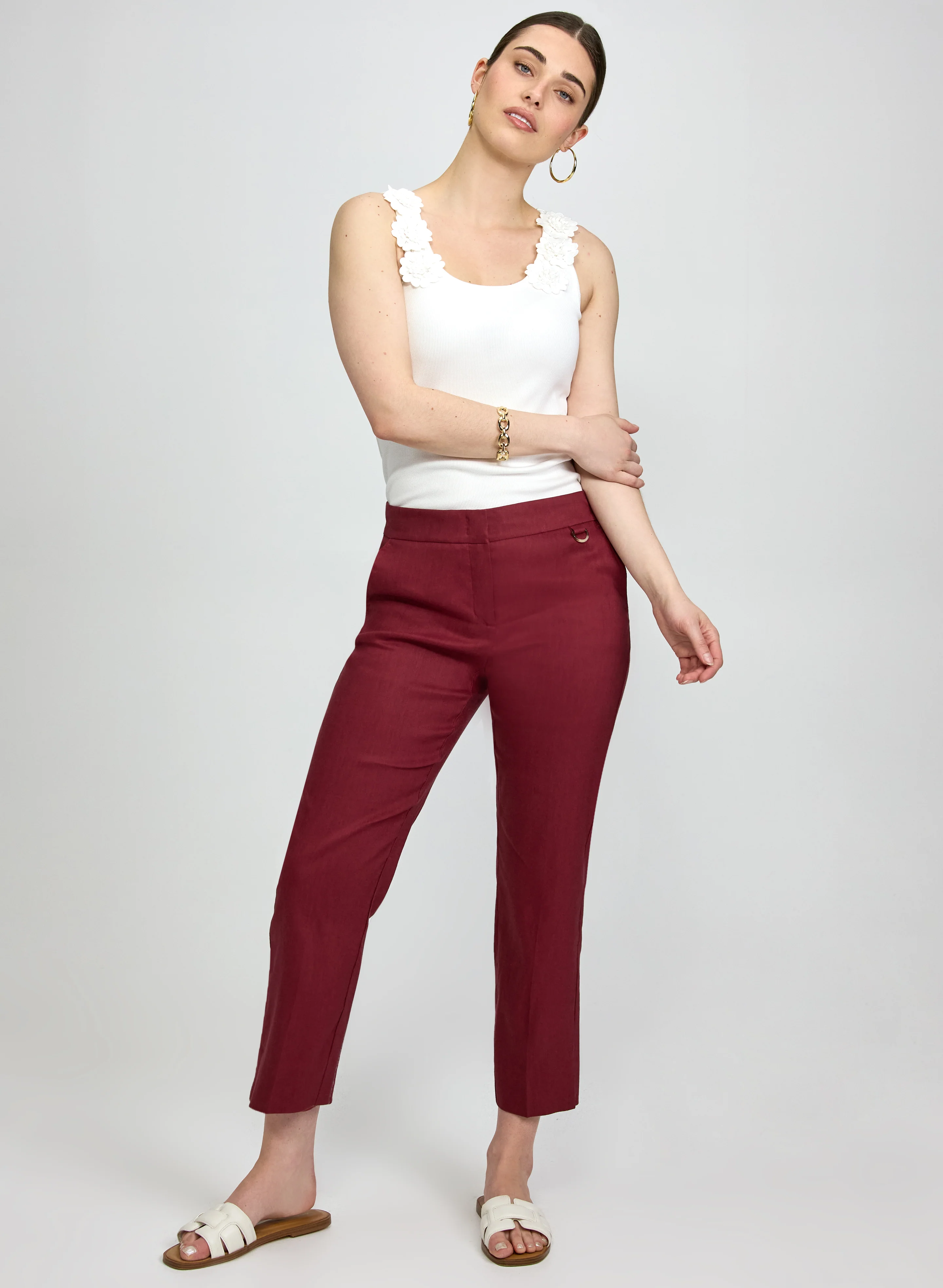 Emma Stretch-Linen Pants - Image 3