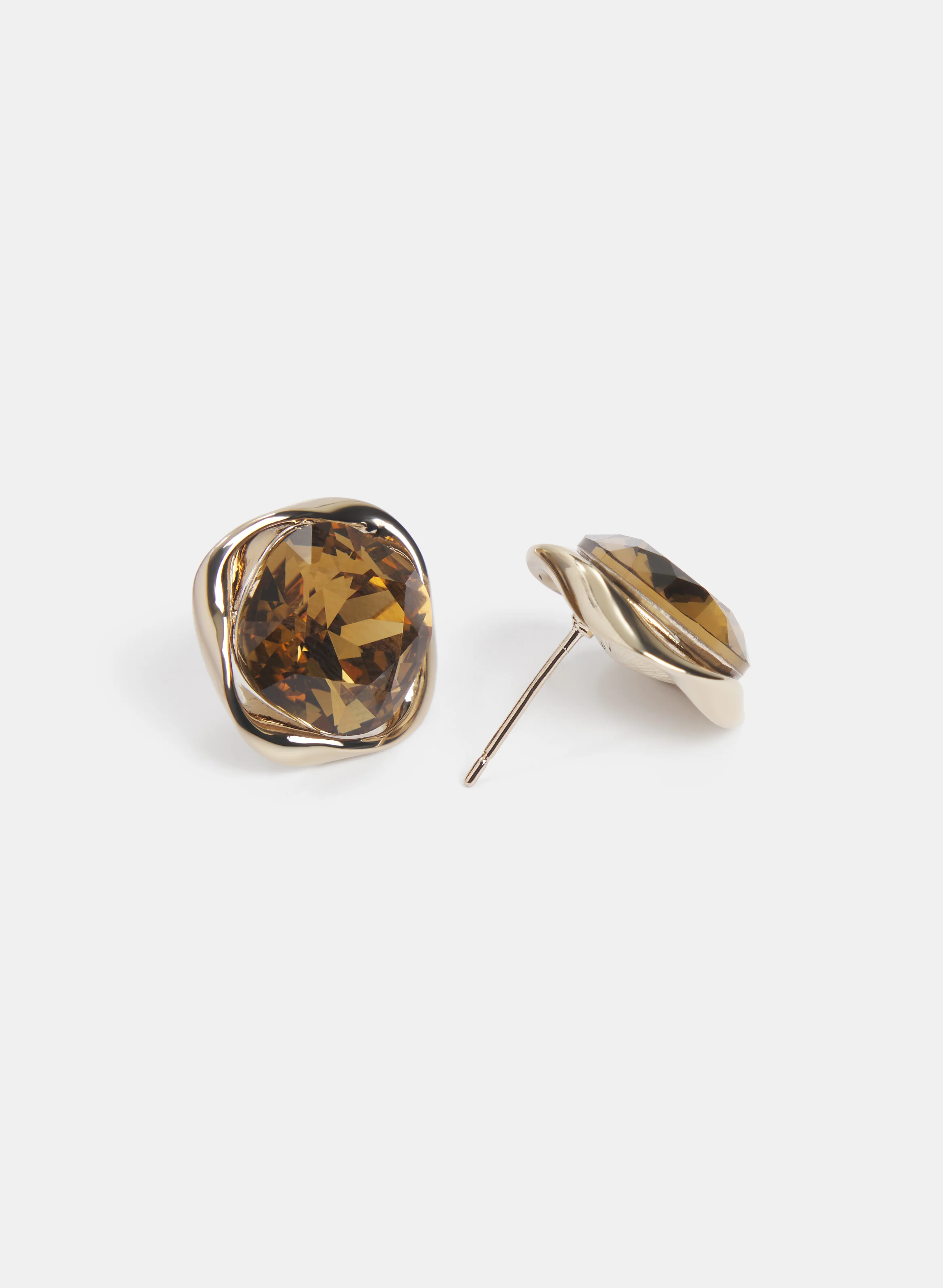 Faceted Glass Earrings - Image 2
