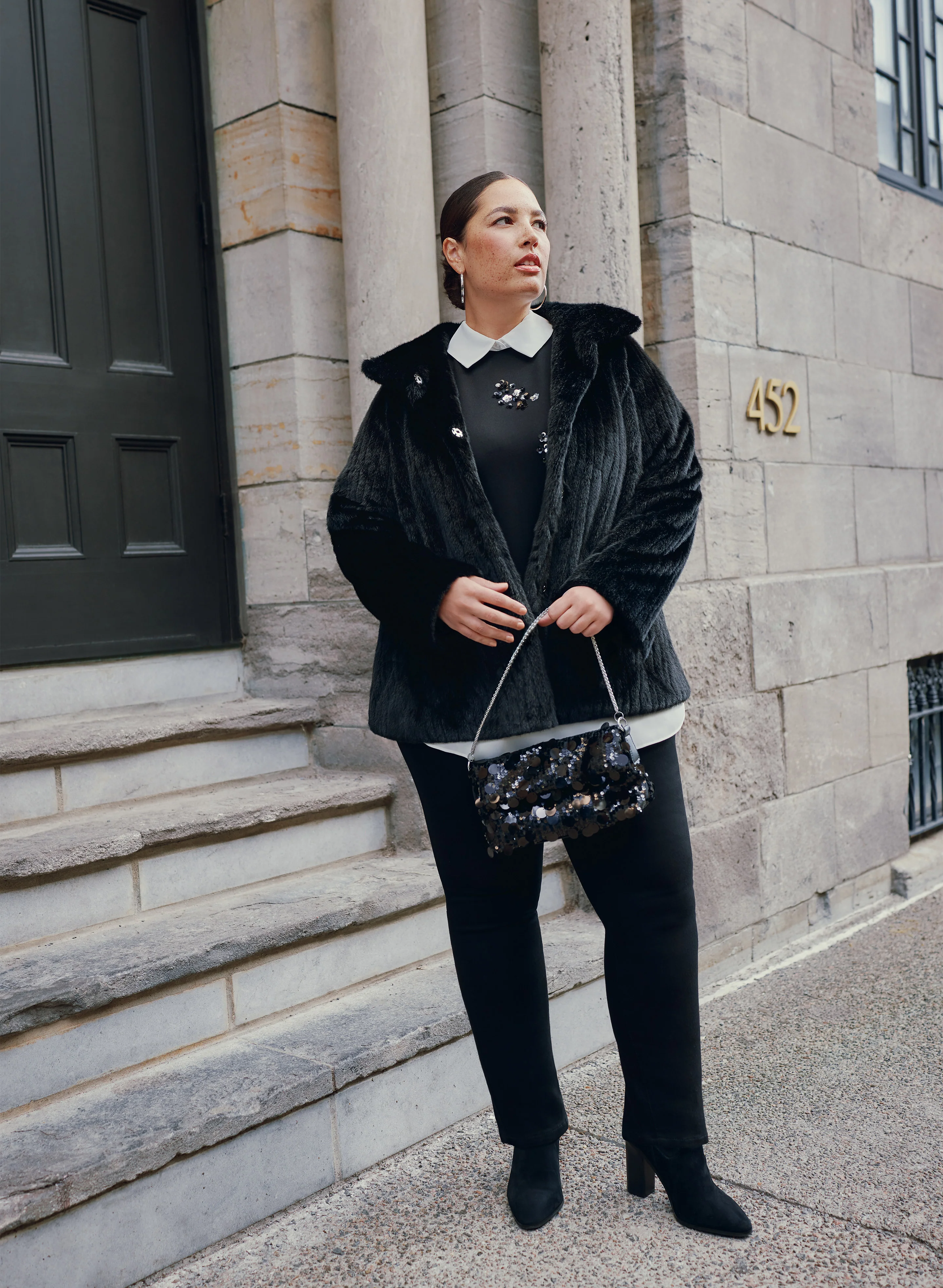 Faux Fur Coat - Image 2