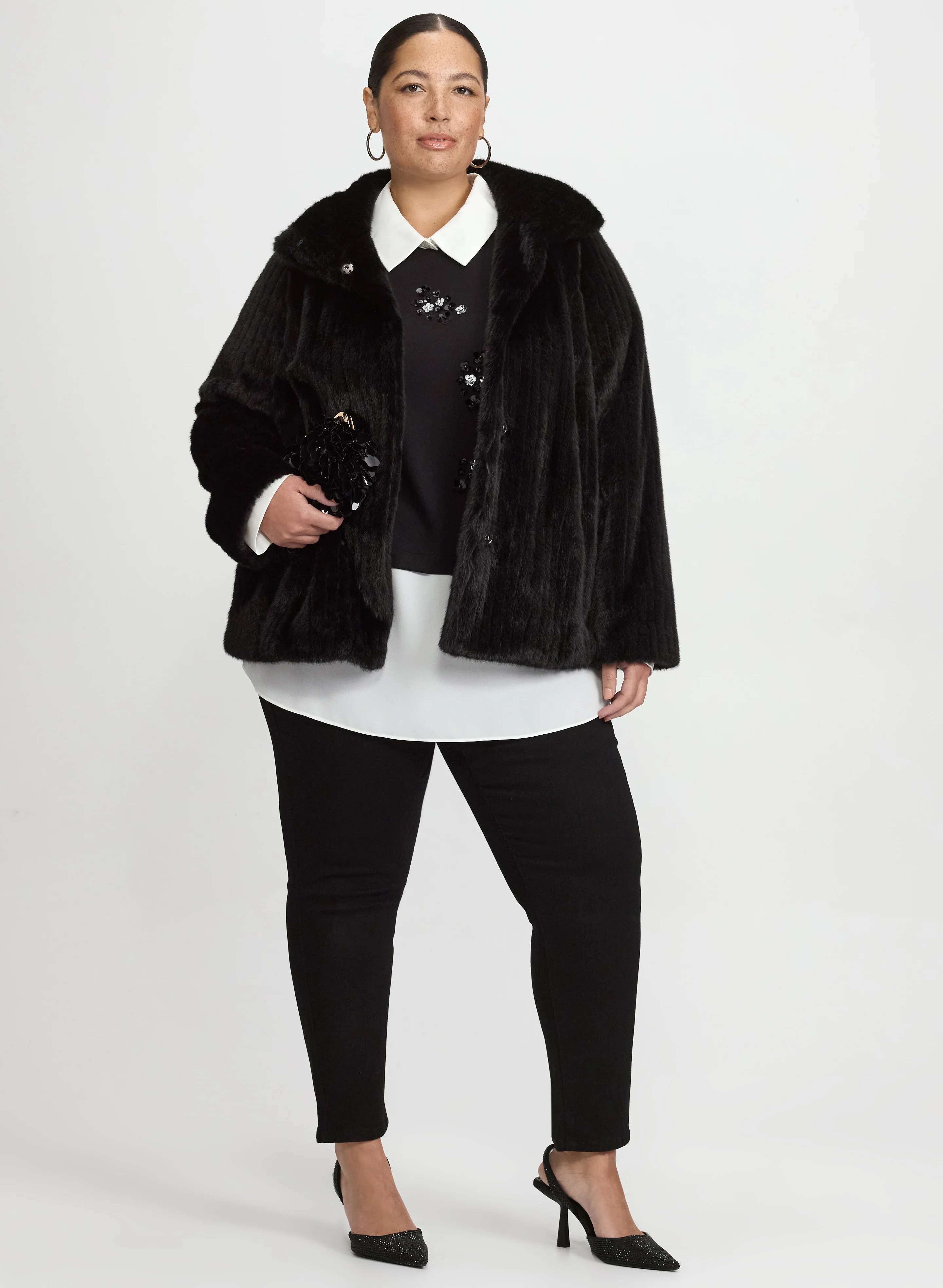 Faux Fur Coat - Image 3