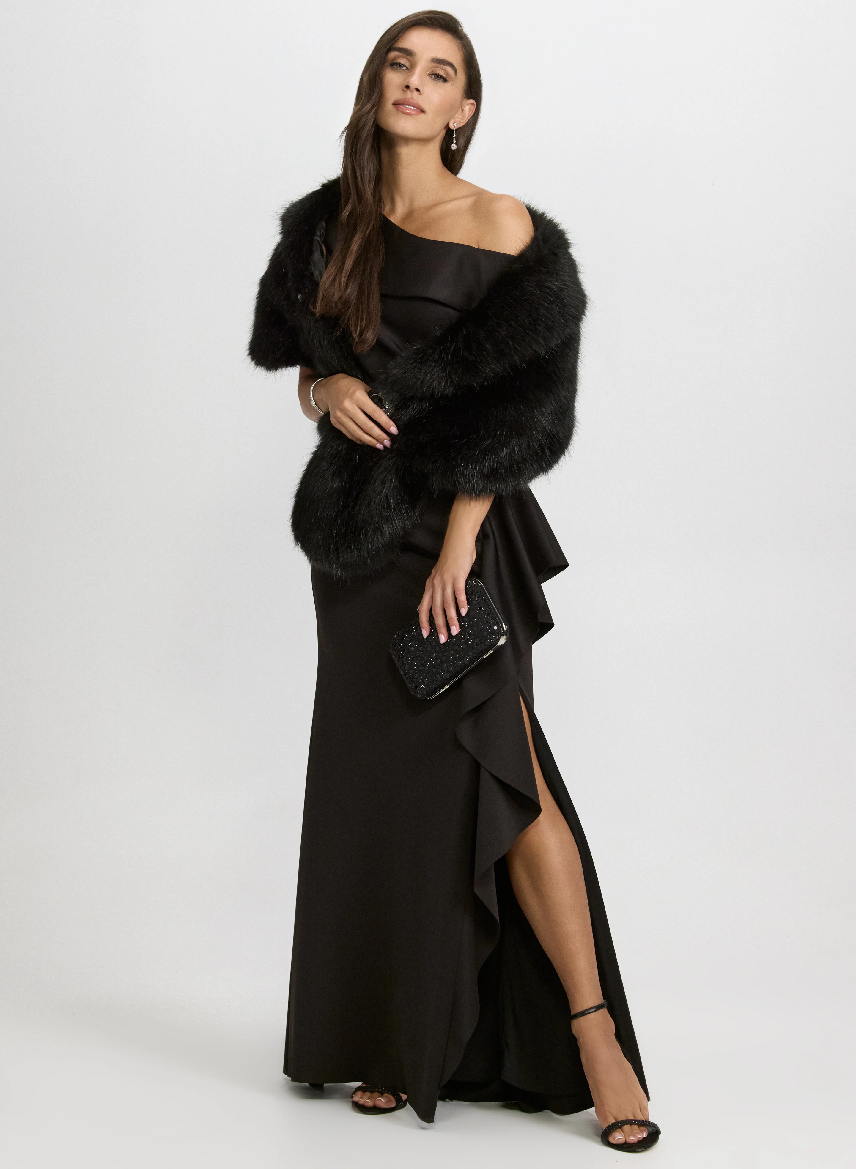 Faux Fur Stole - Image 3