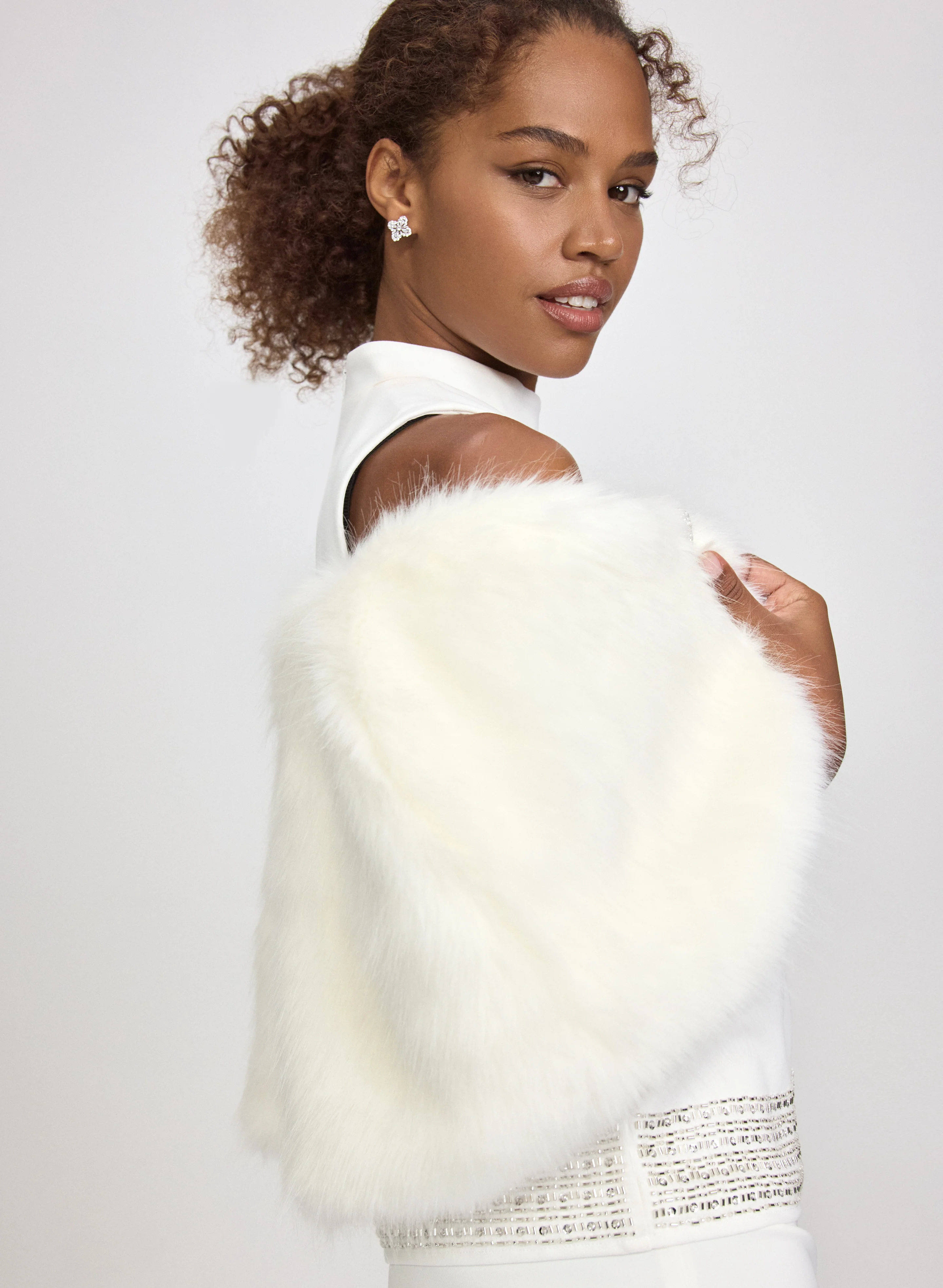 Faux-Fur Stole - Image 2