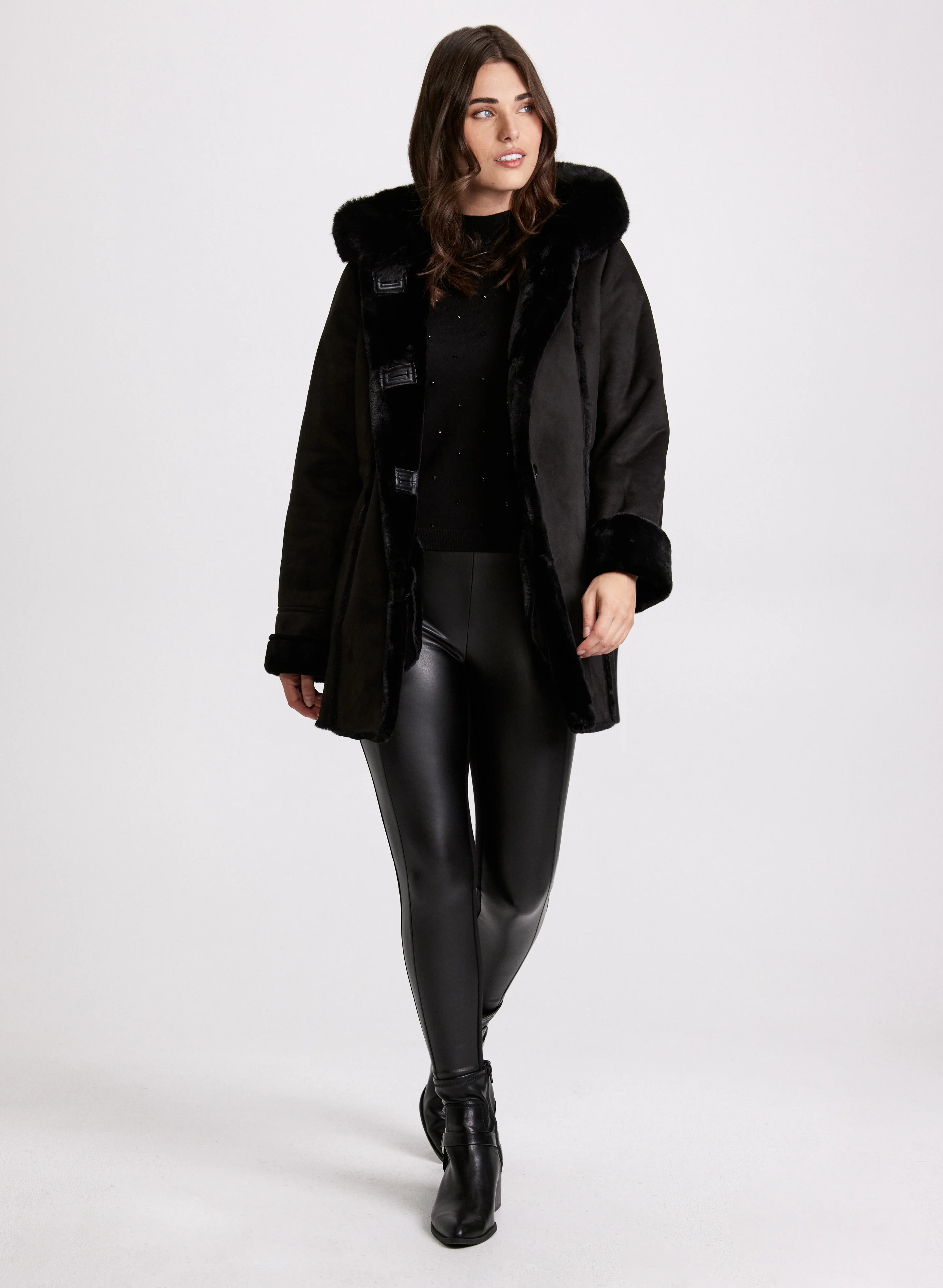 Faux-Shearling Coat - Image 2