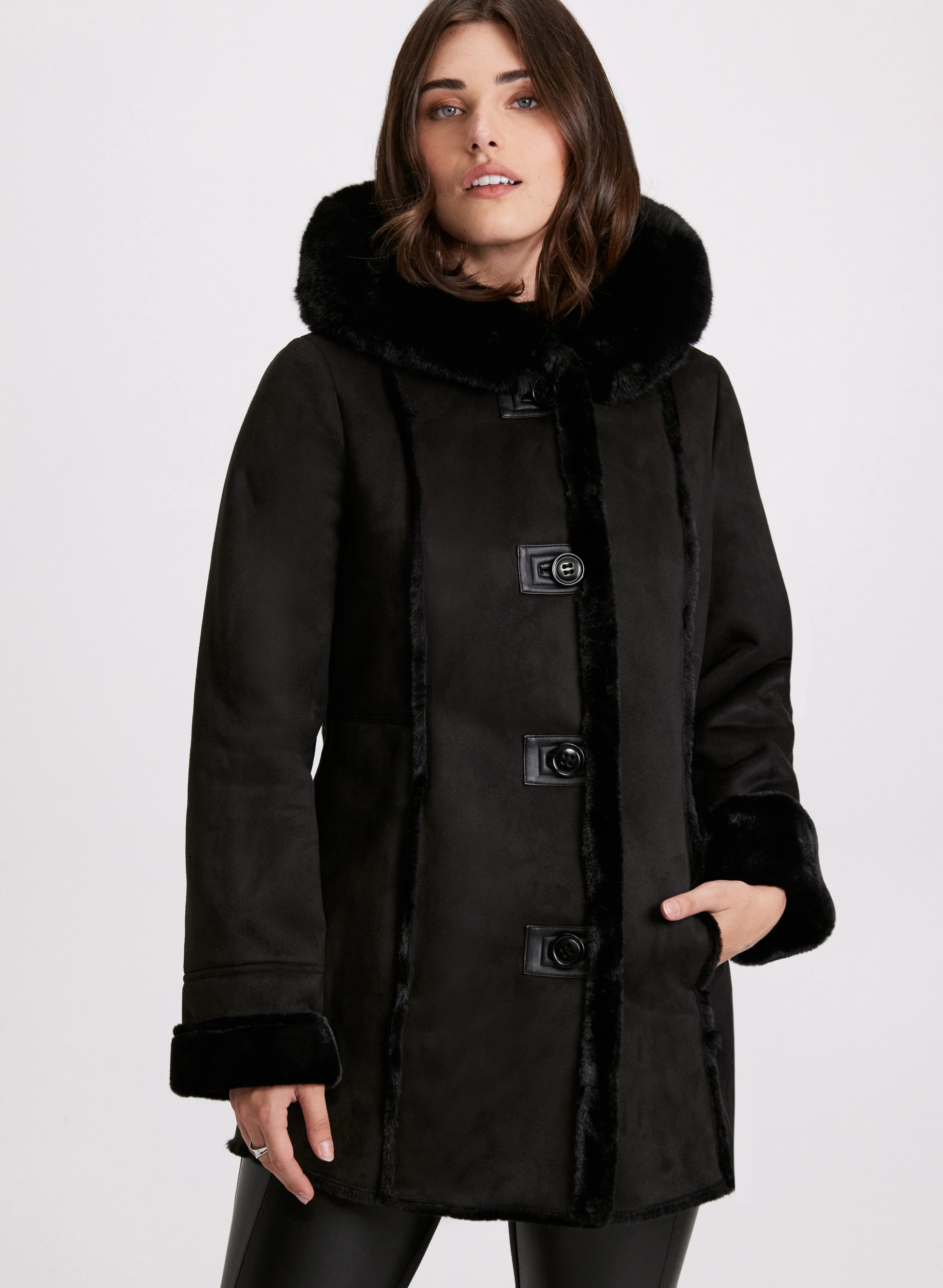 Faux-Shearling Coat - Image 3