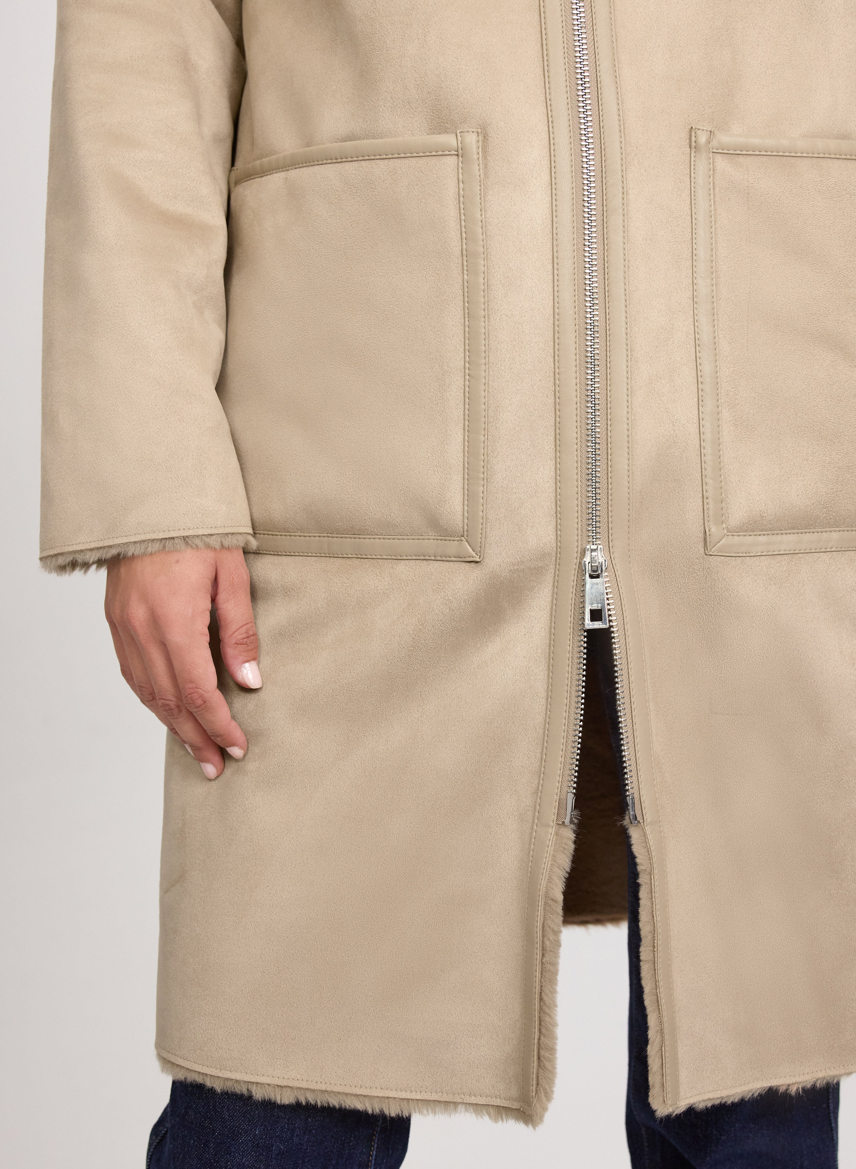 Faux-Shearling Coat - Image 6