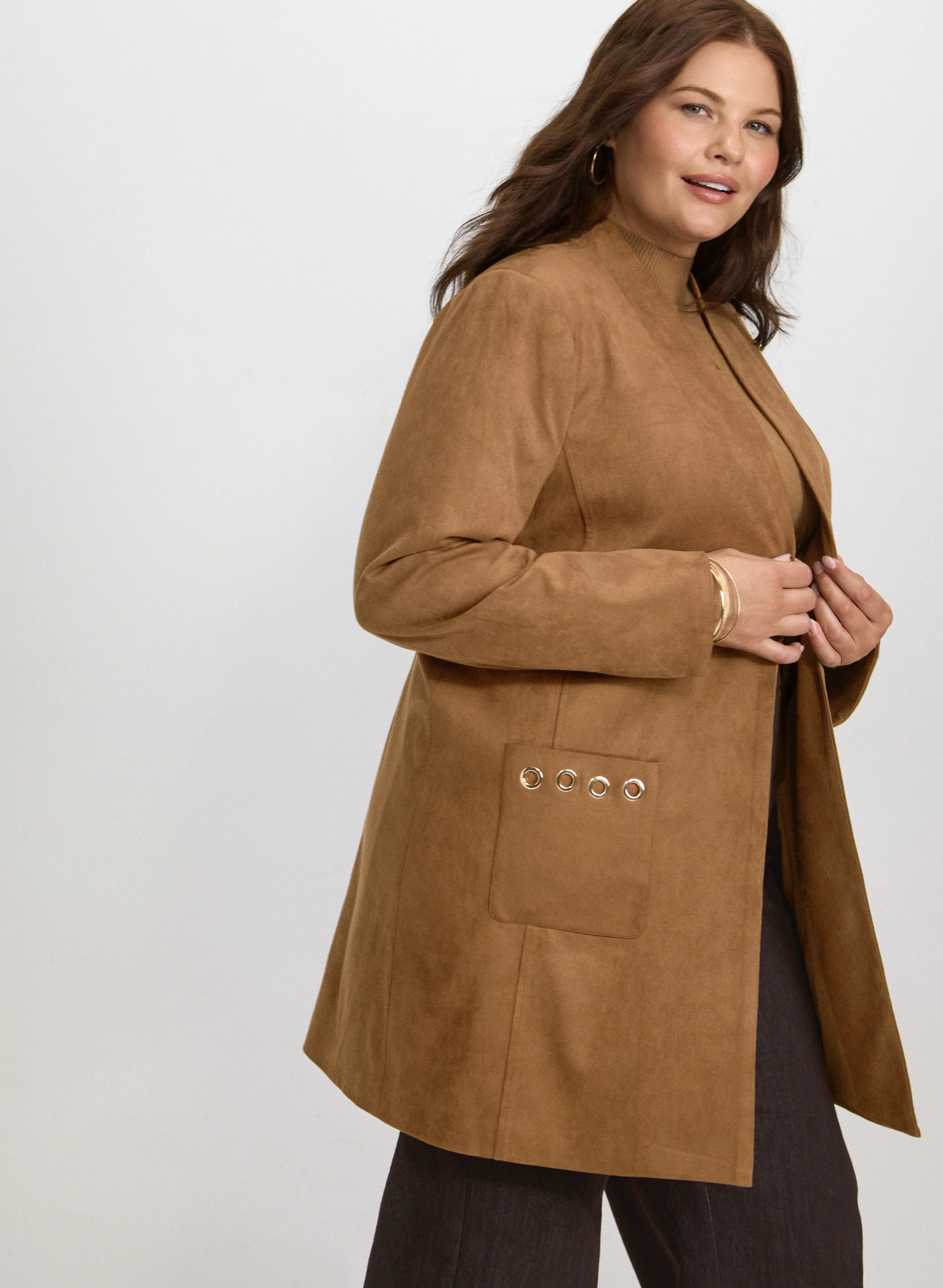 Faux-Suede Jacket - Image 2