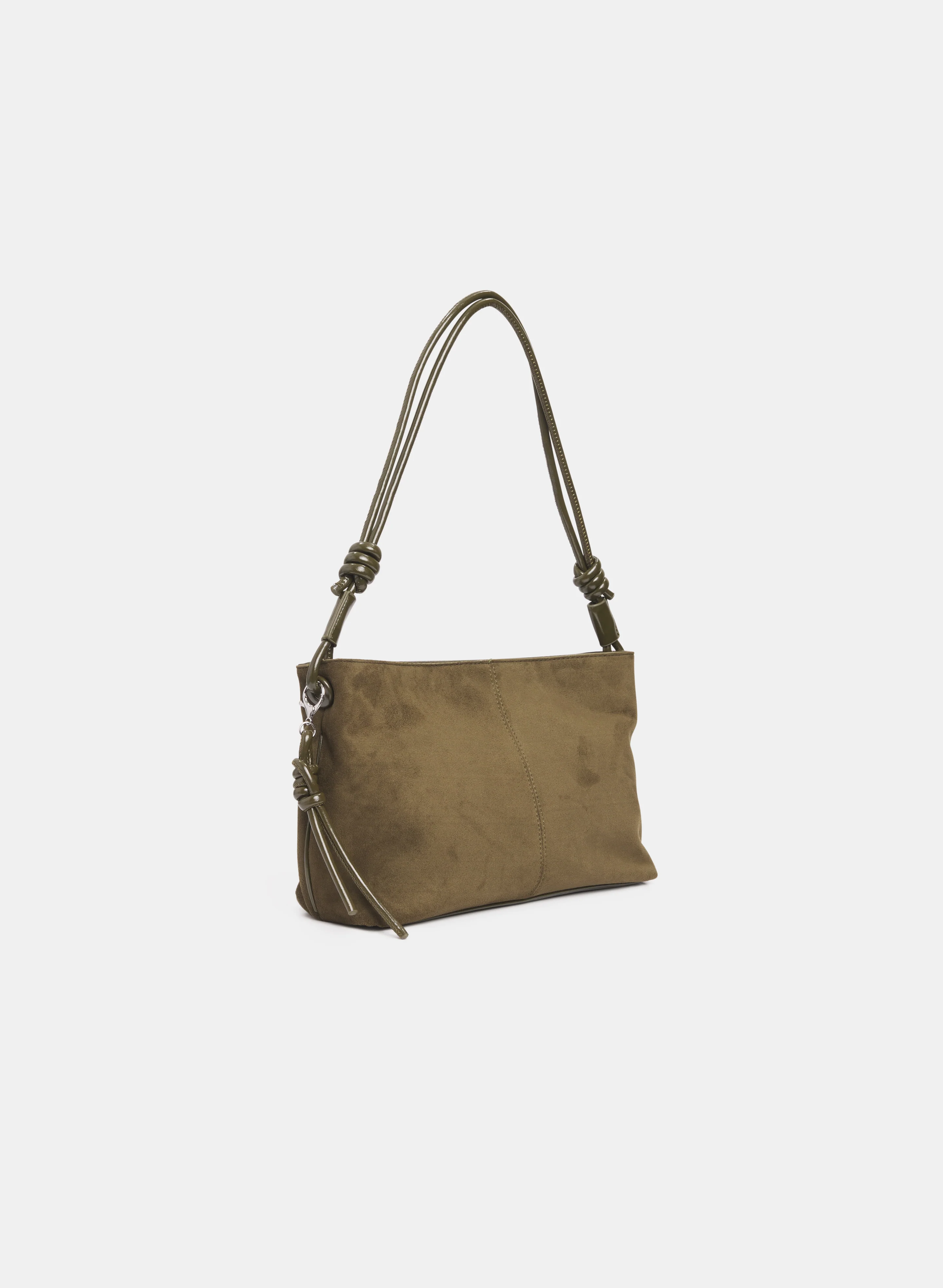 Faux-Suede Shoulder Bag - Image 3