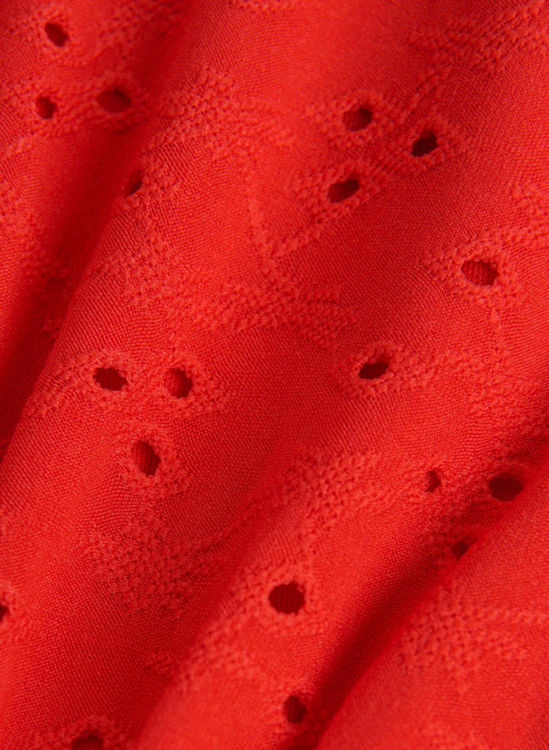Fit & Flare Eyelet Dress - Image 6