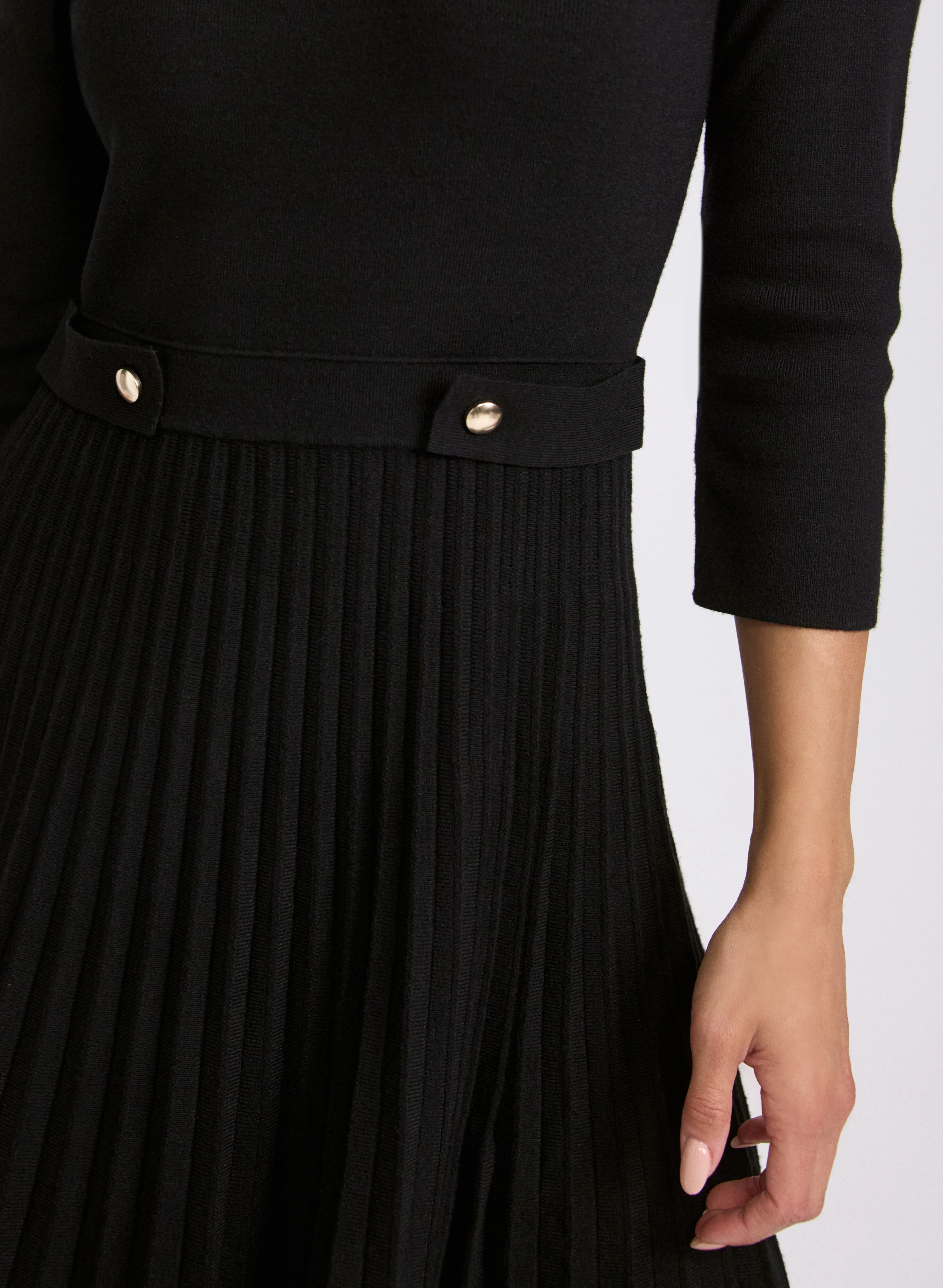 Fit & Flare Knit Dress - Image 6
