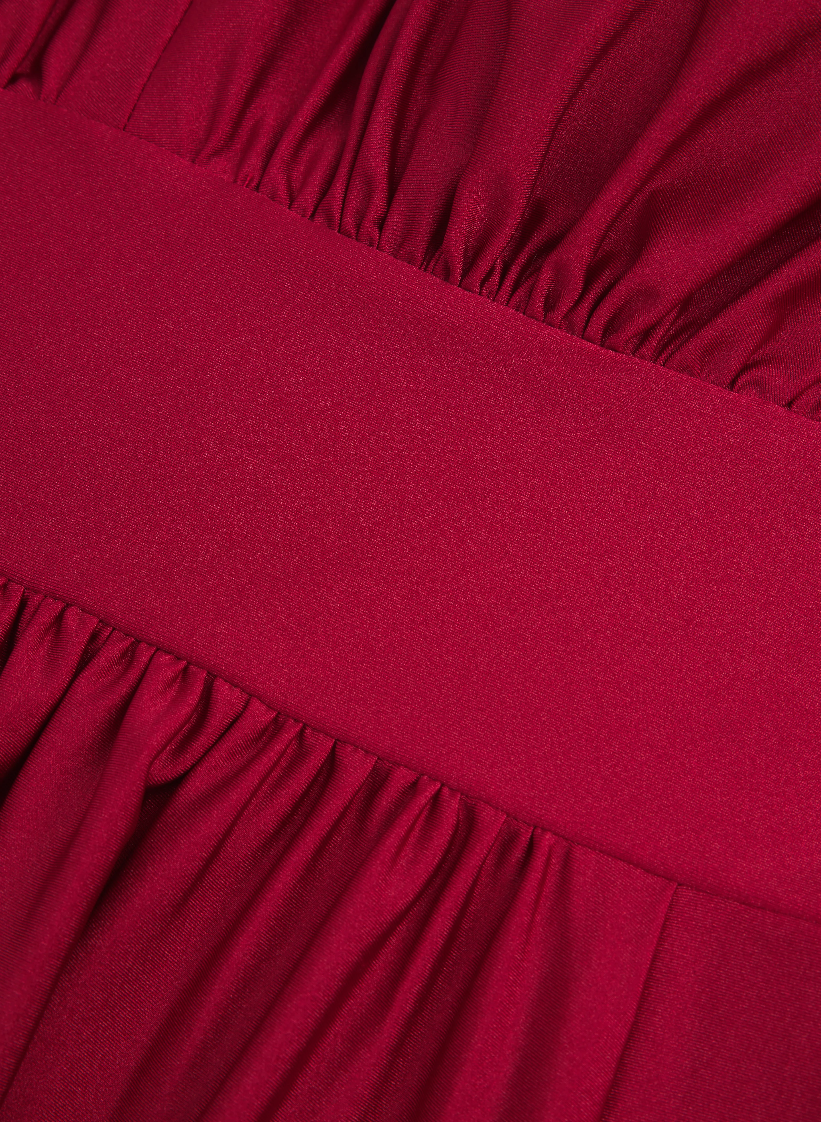 Fit & Flare V-Neck Dress - Image 7
