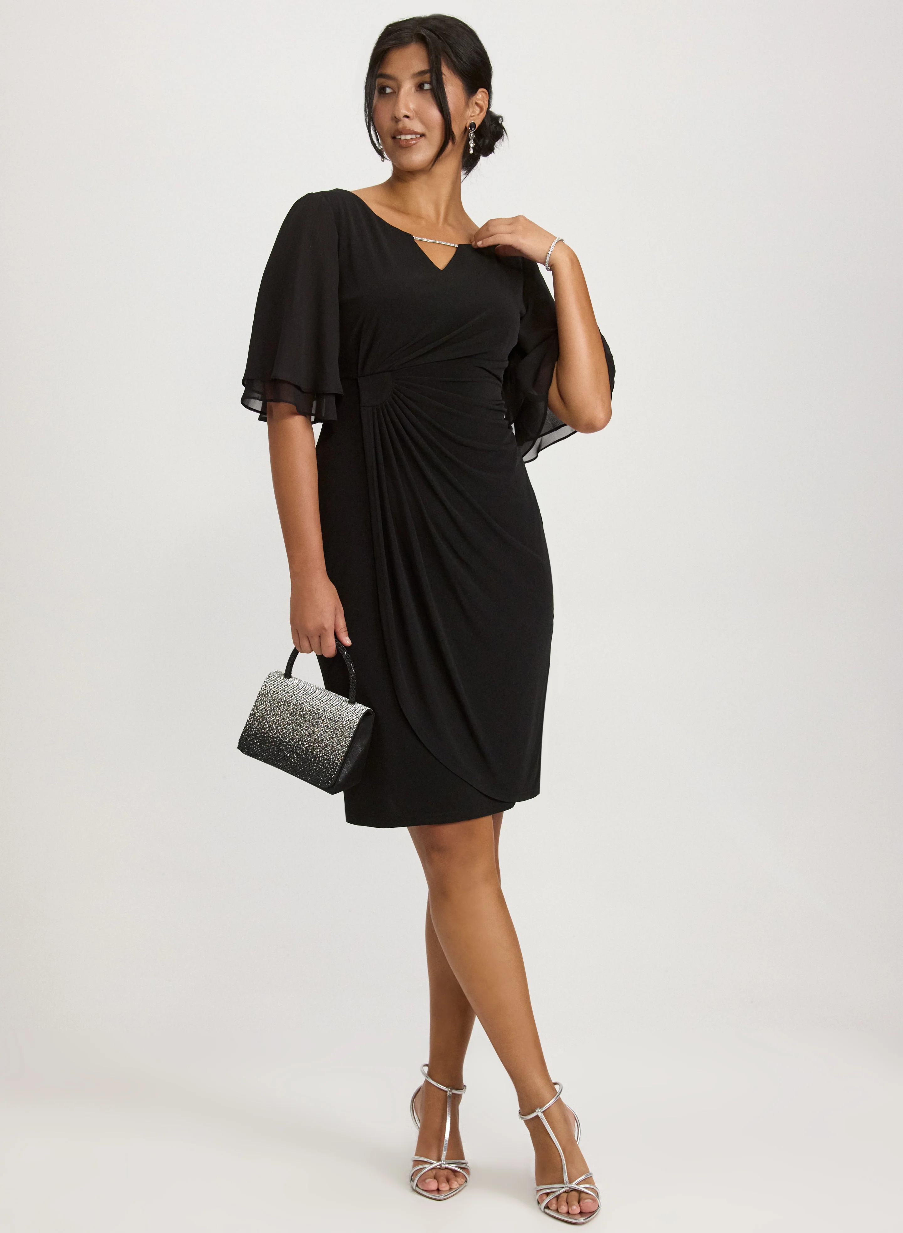 Fitted Jersey Dress - Image 2