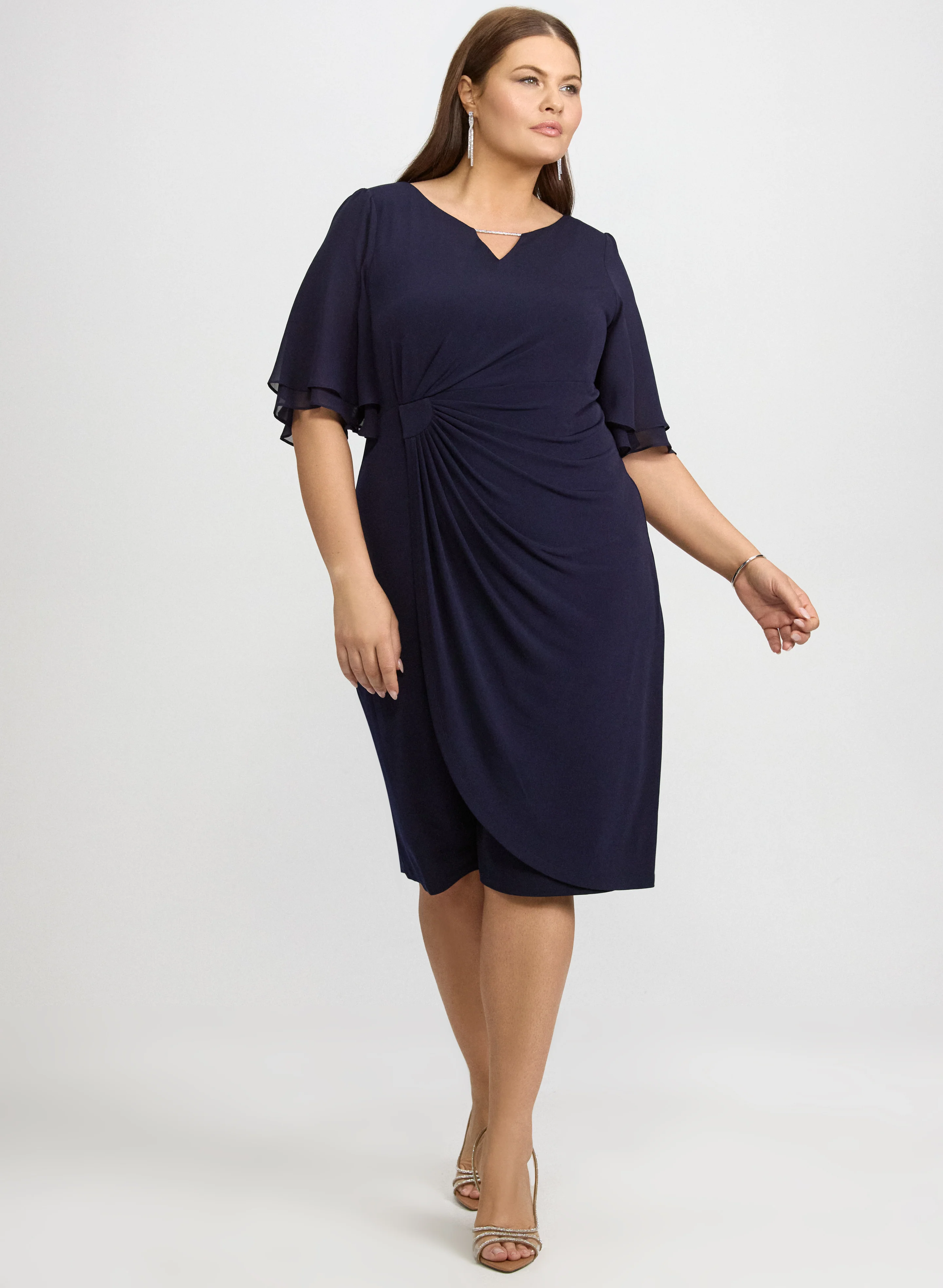 Fitted Jersey Dress - Image 2