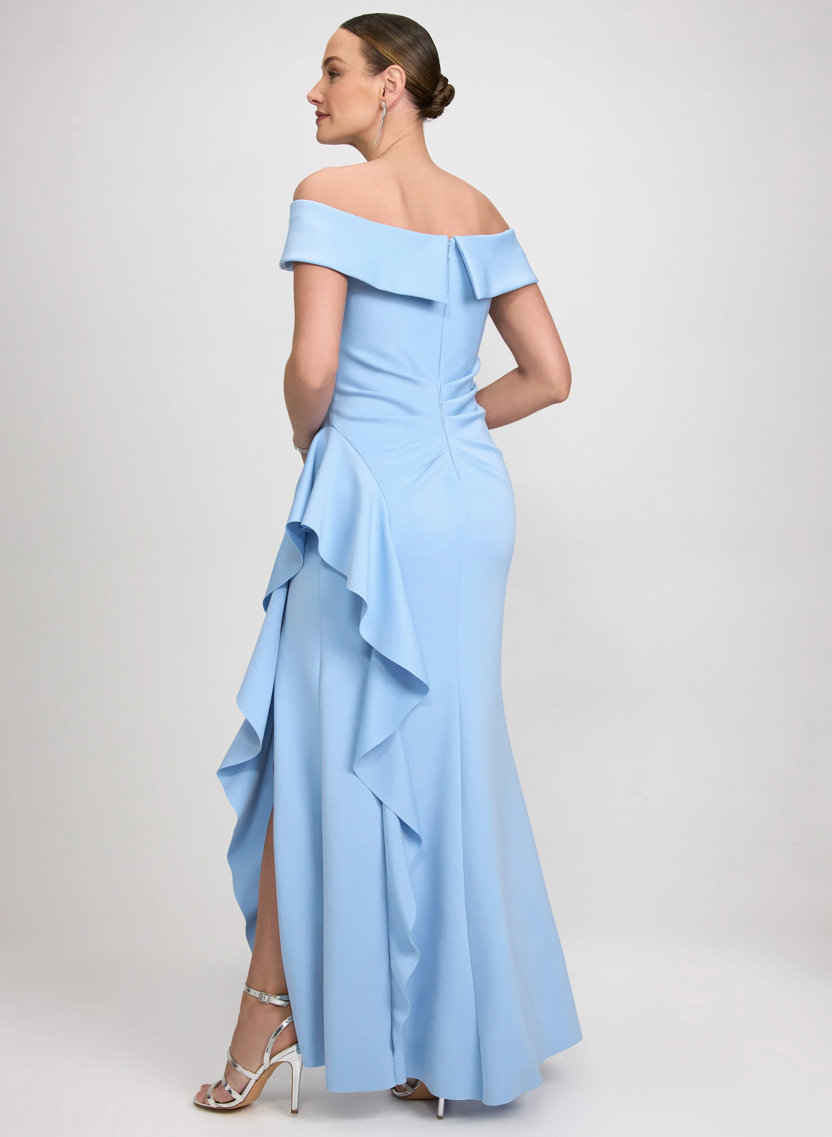 Fitted Off-The-Shoulder Dress - Image 4