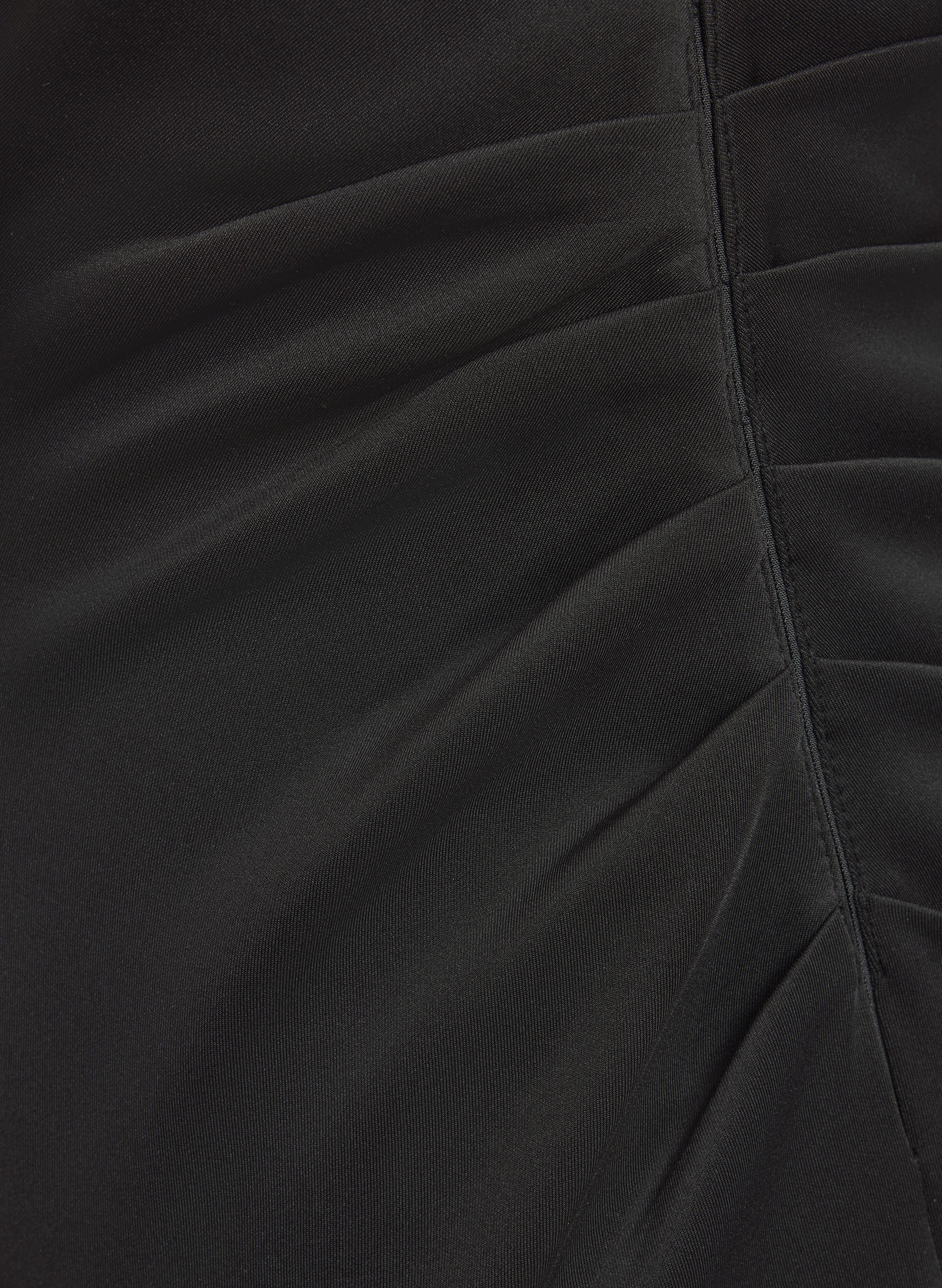 Fitted Scuba Crepe Dress - Image 7