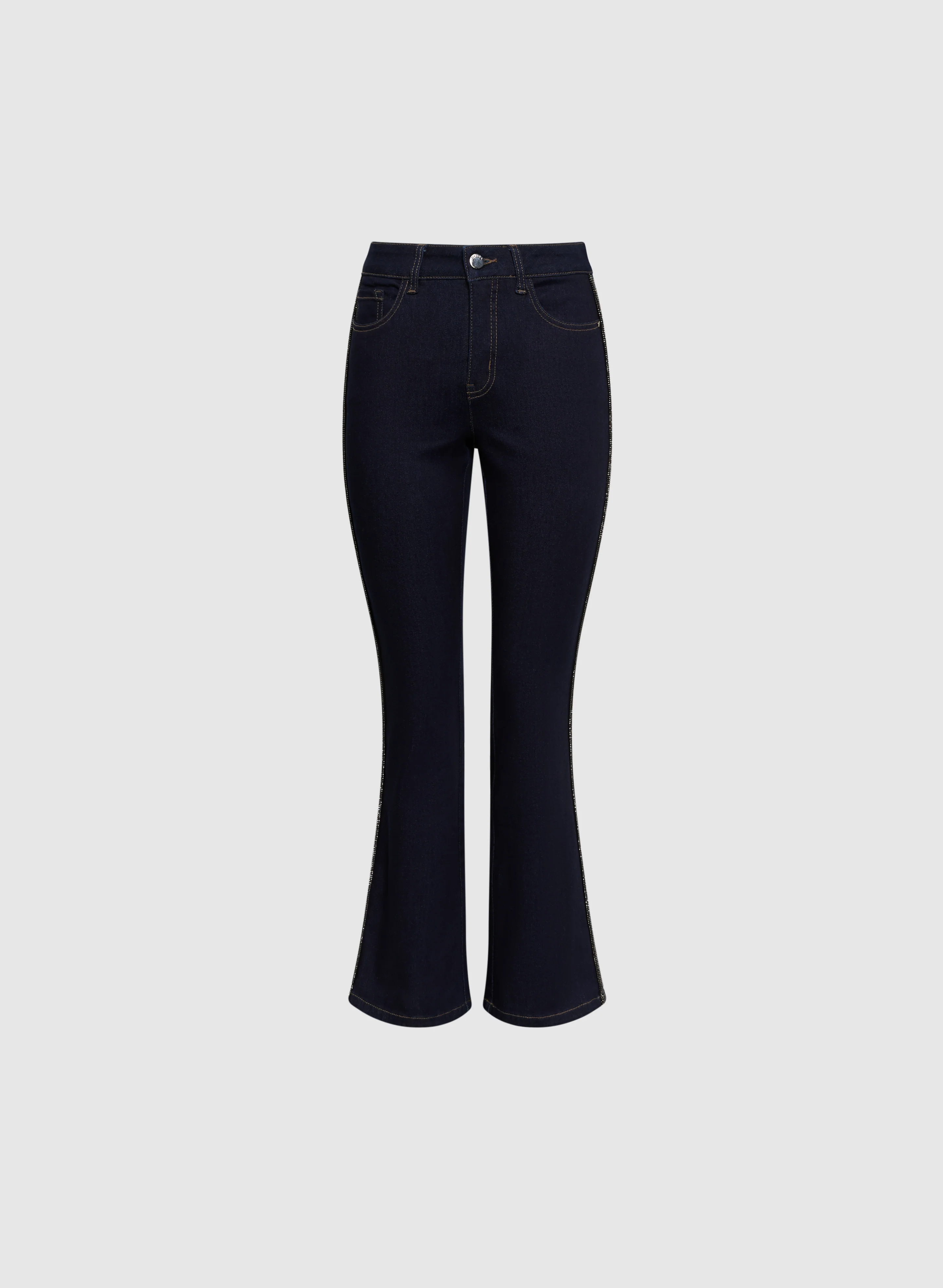 Beaded Flare-Leg Jeans - Image 6