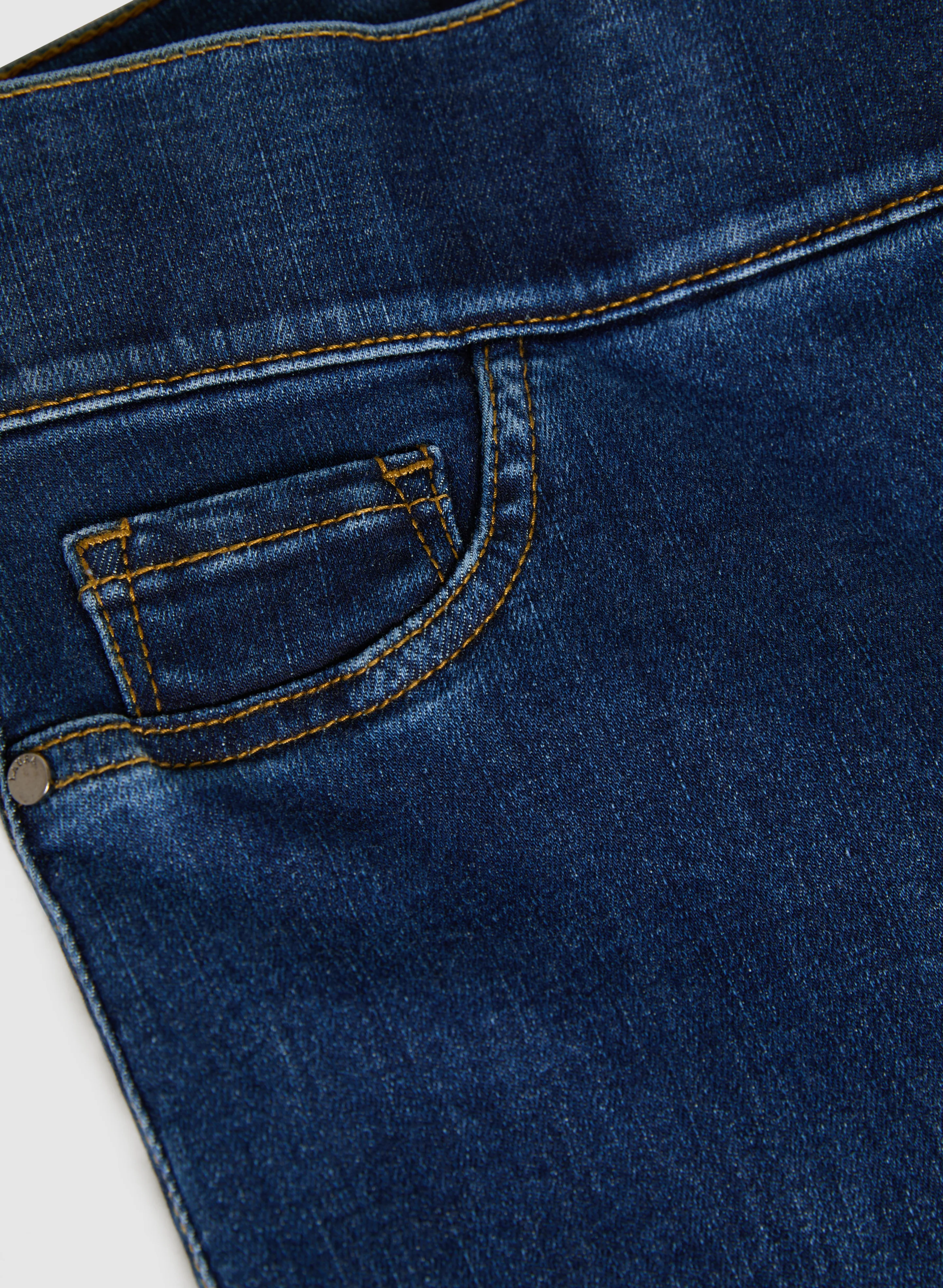 Flare Leg Pull-On Jeans - Image 7