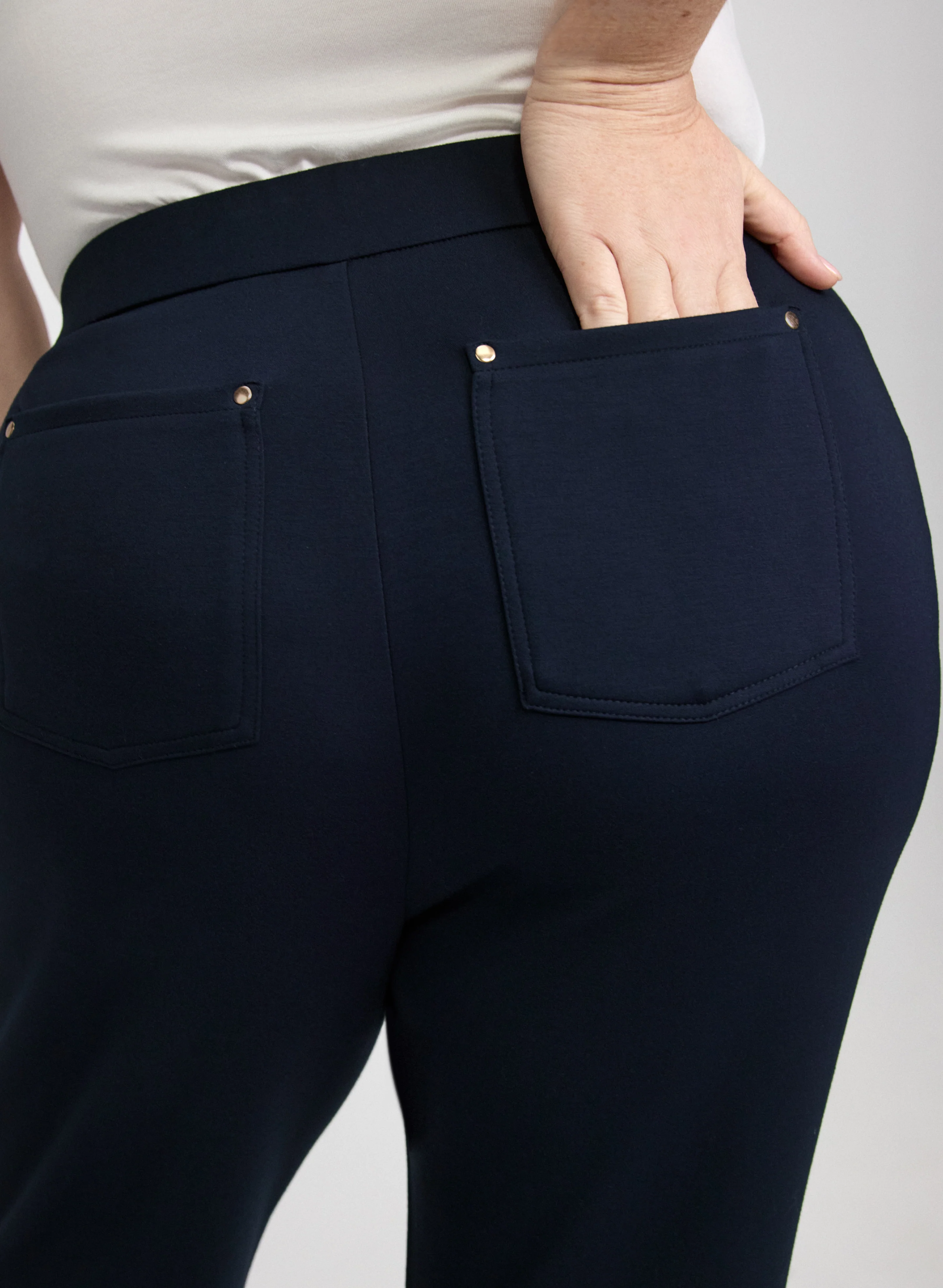 Flare-Leg Scuba Pants - Image 5