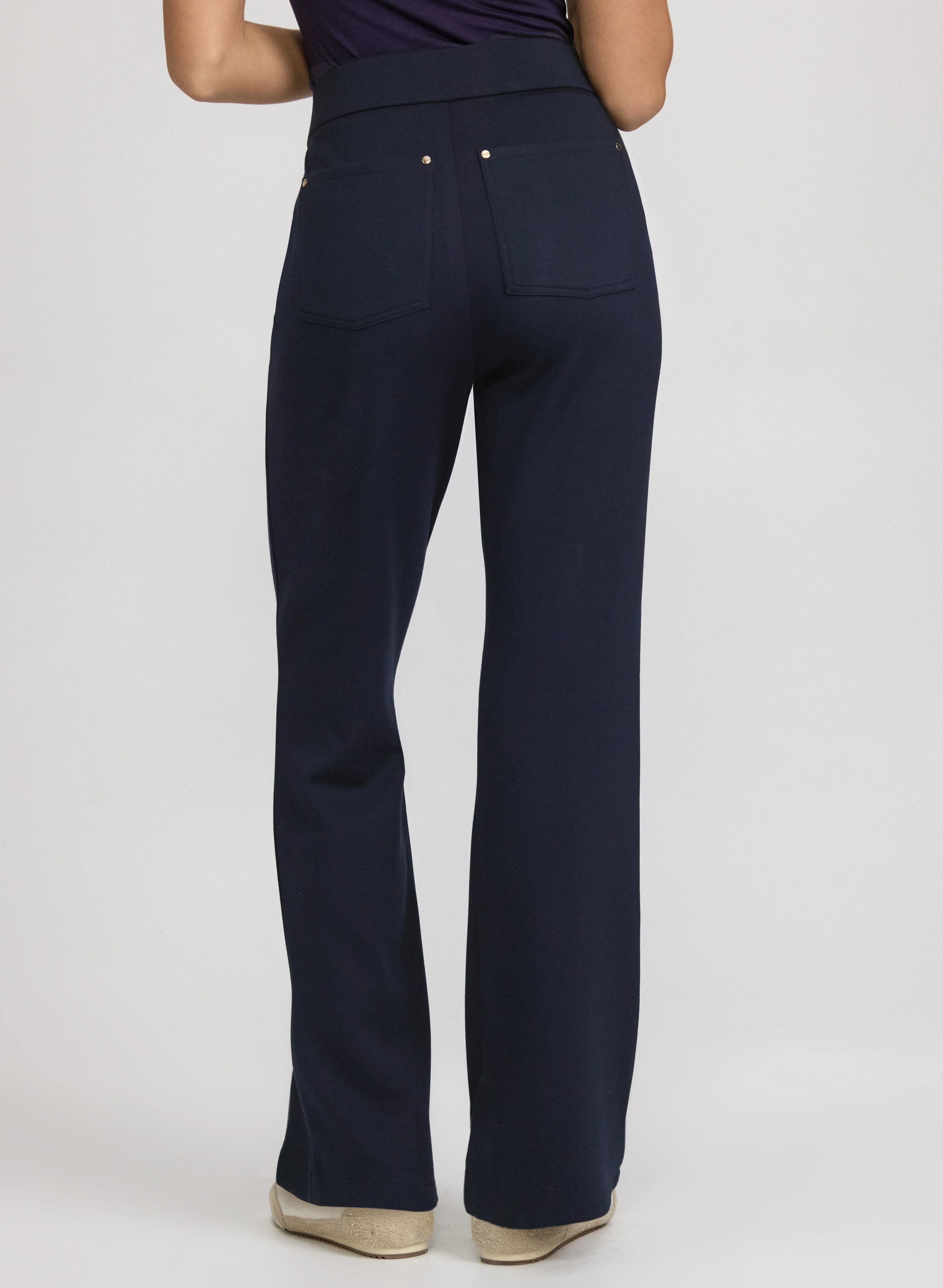 Flare-Leg Scuba Pants - Image 2