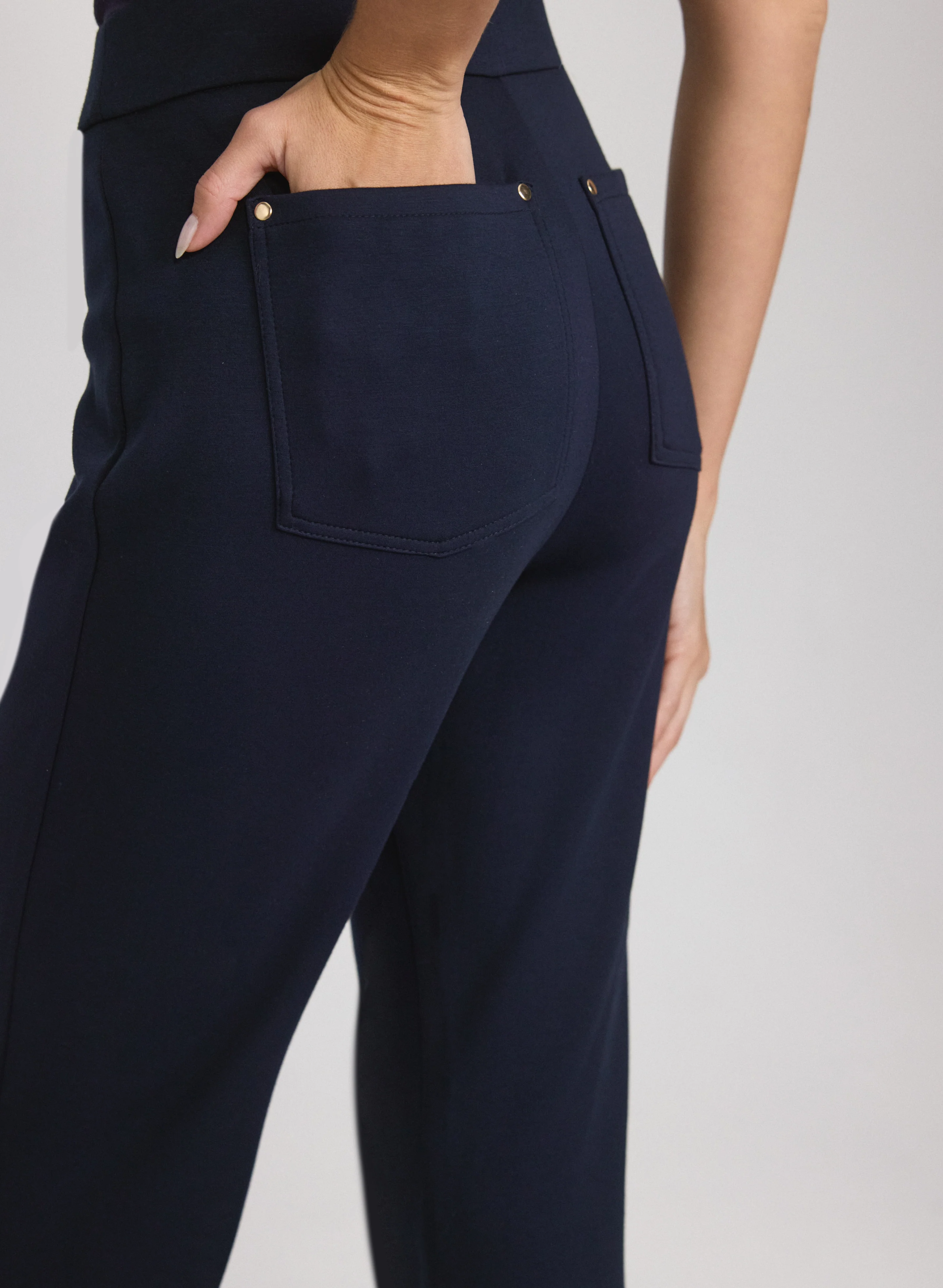 Flare-Leg Scuba Pants - Image 5