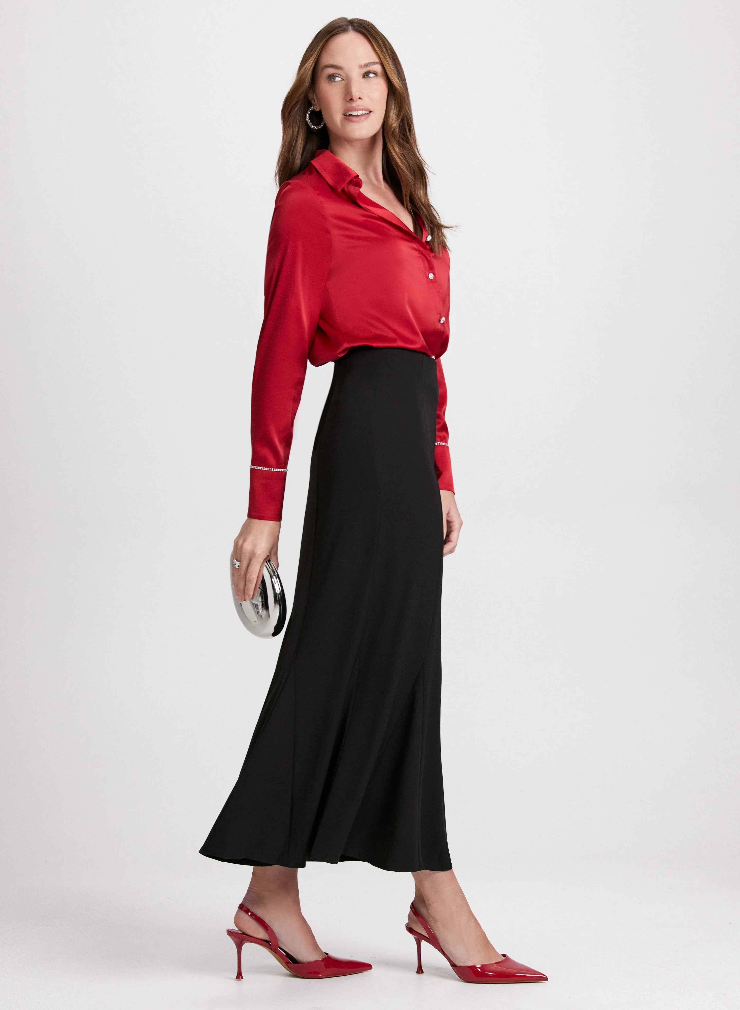 Flared Maxi Skirt - Image 4