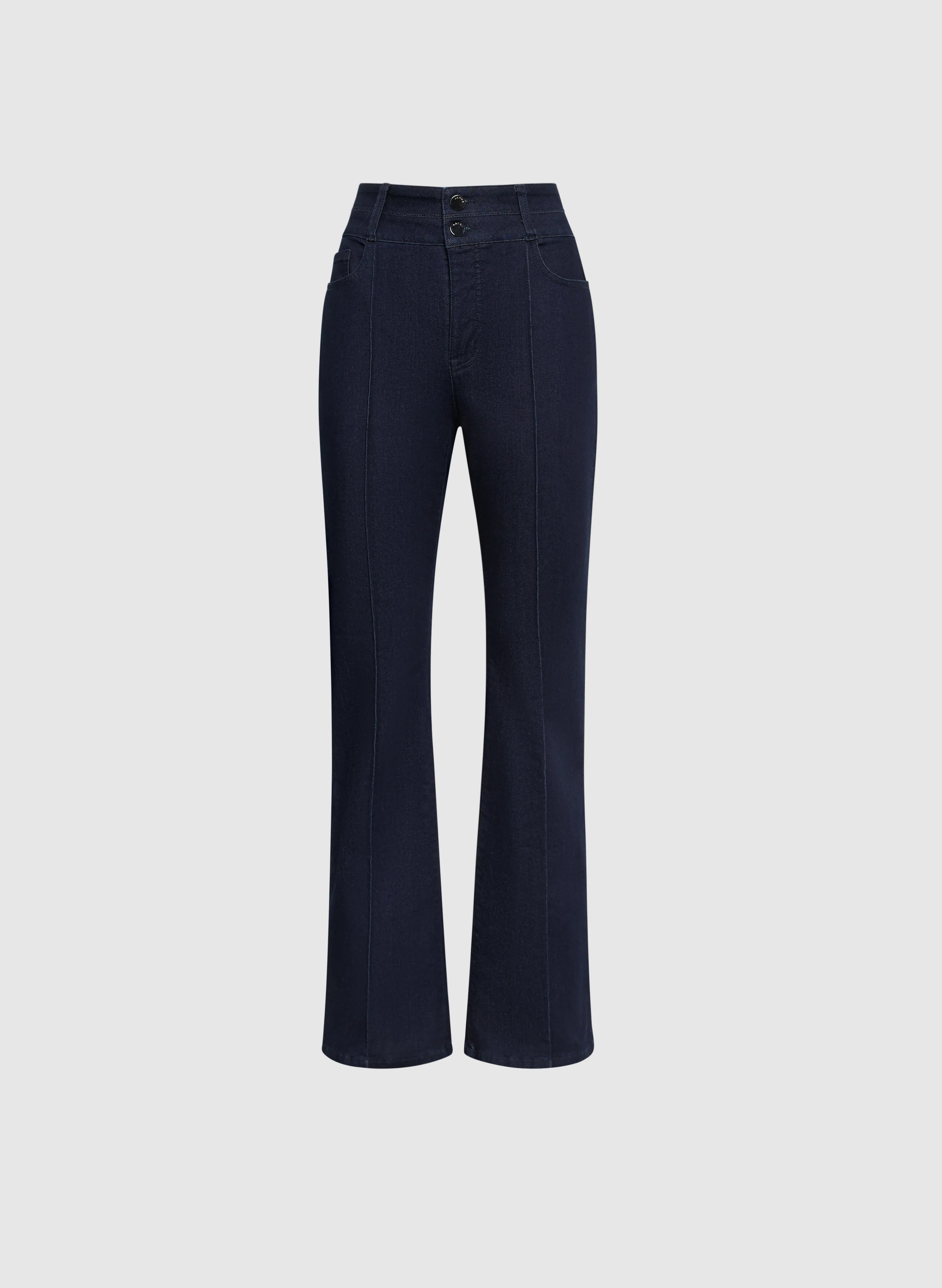 Flared Pintuck Jeans - Image 5