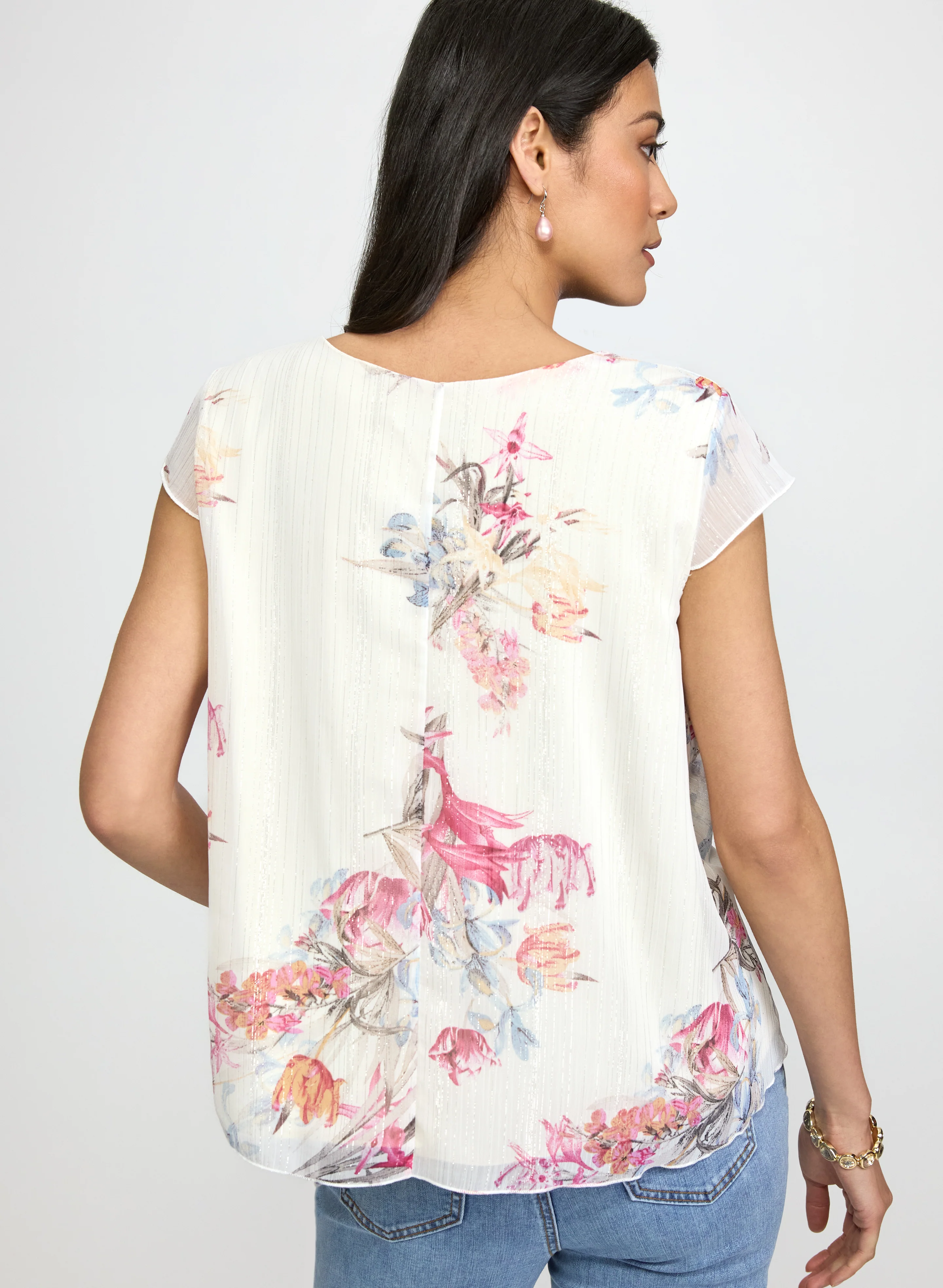 Floral A-Line Blouse - Image 3