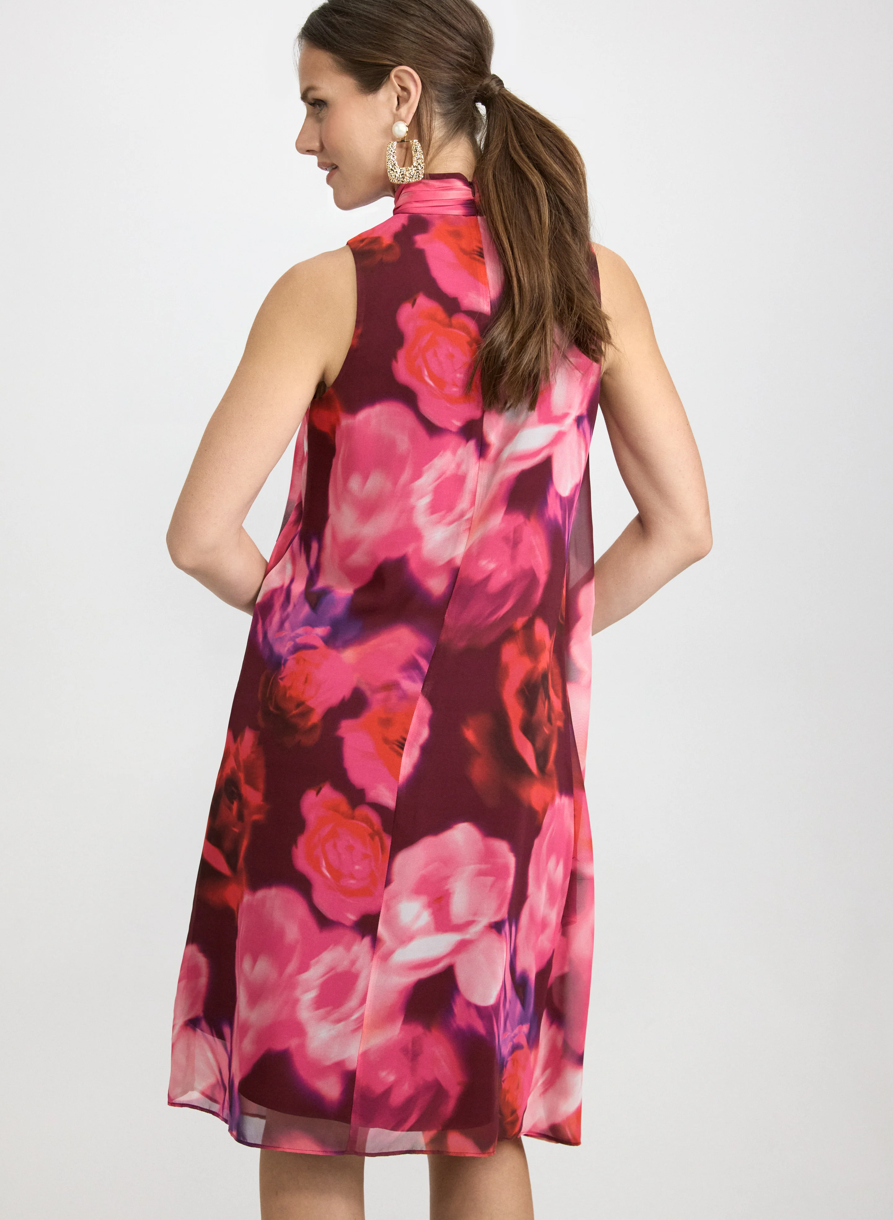 Floral A-Line Dress - Image 4