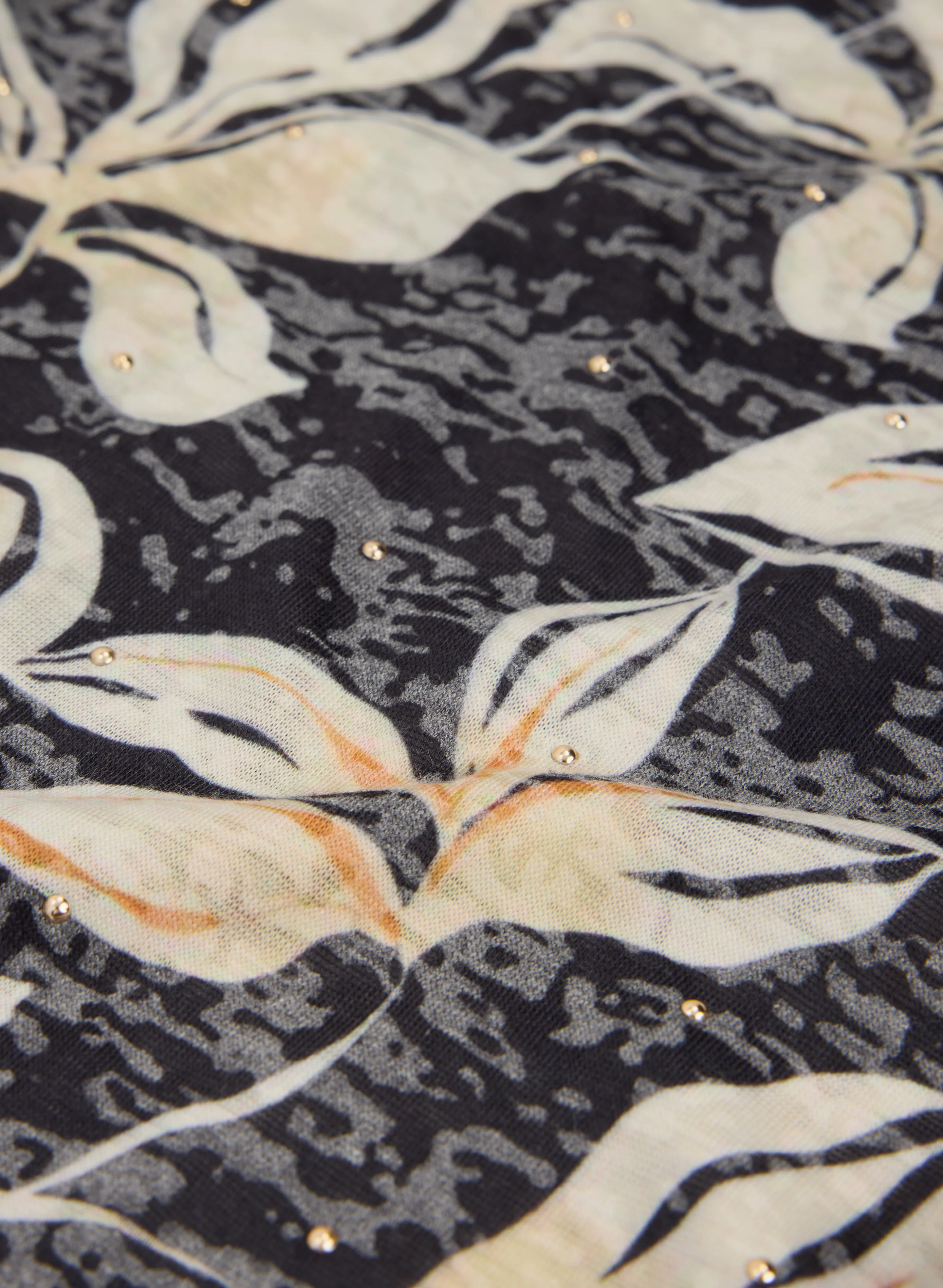 Floral Cap Sleeve T-Shirt - Image 7