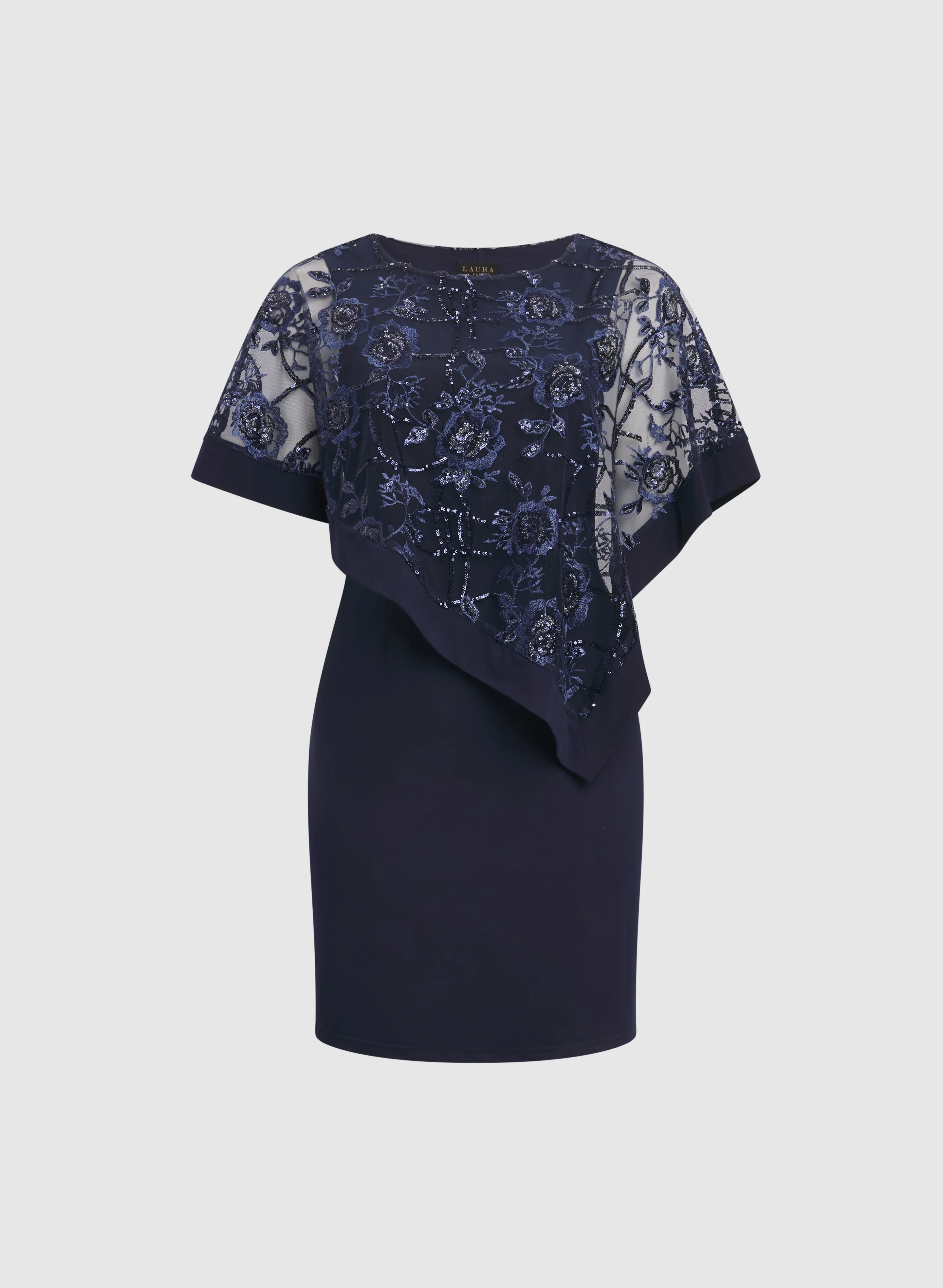 Floral Capelet Dress - Image 6
