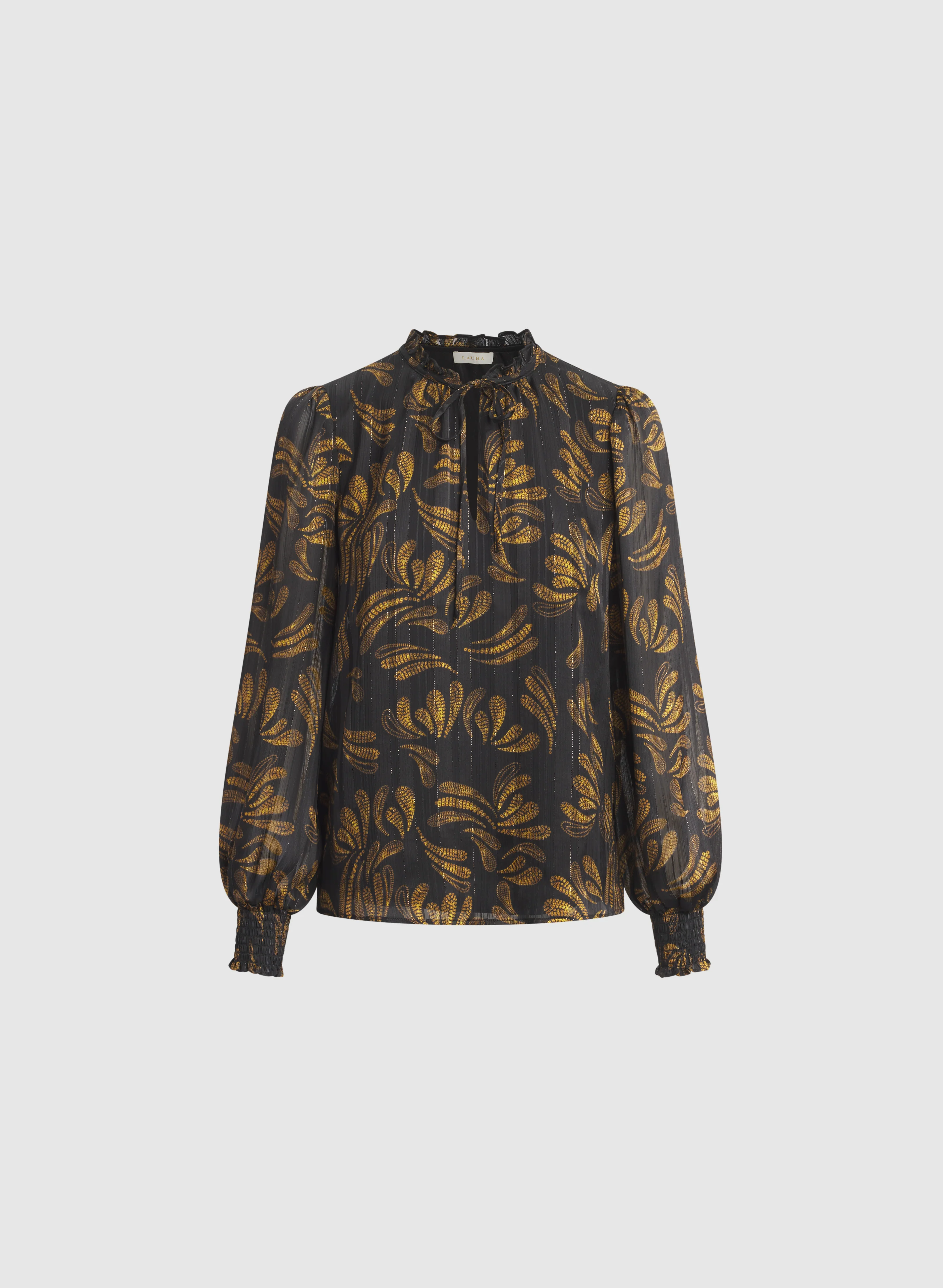Floral Chiffon Blouse - Image 6