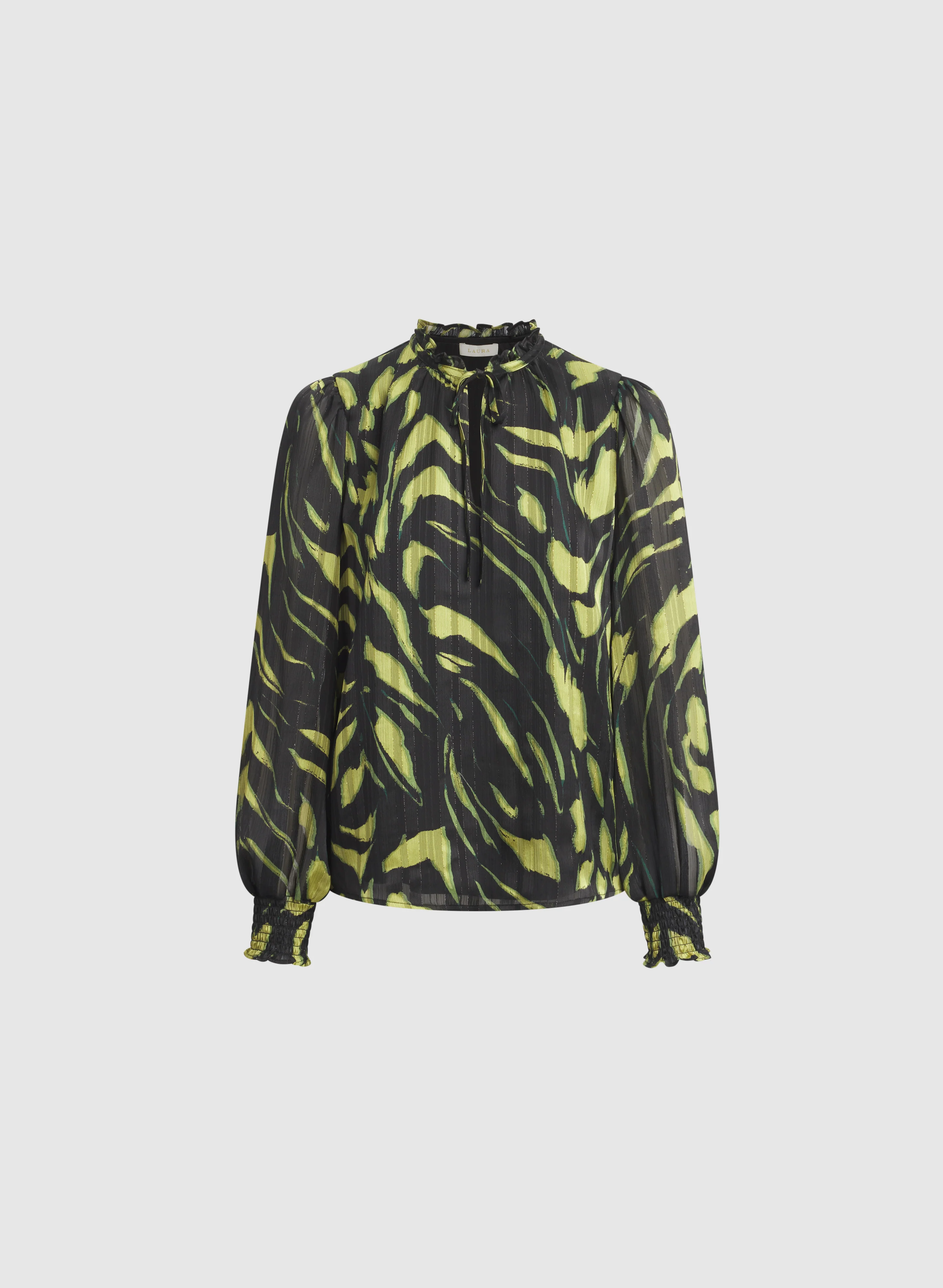 Floral Chiffon Blouse - Image 6