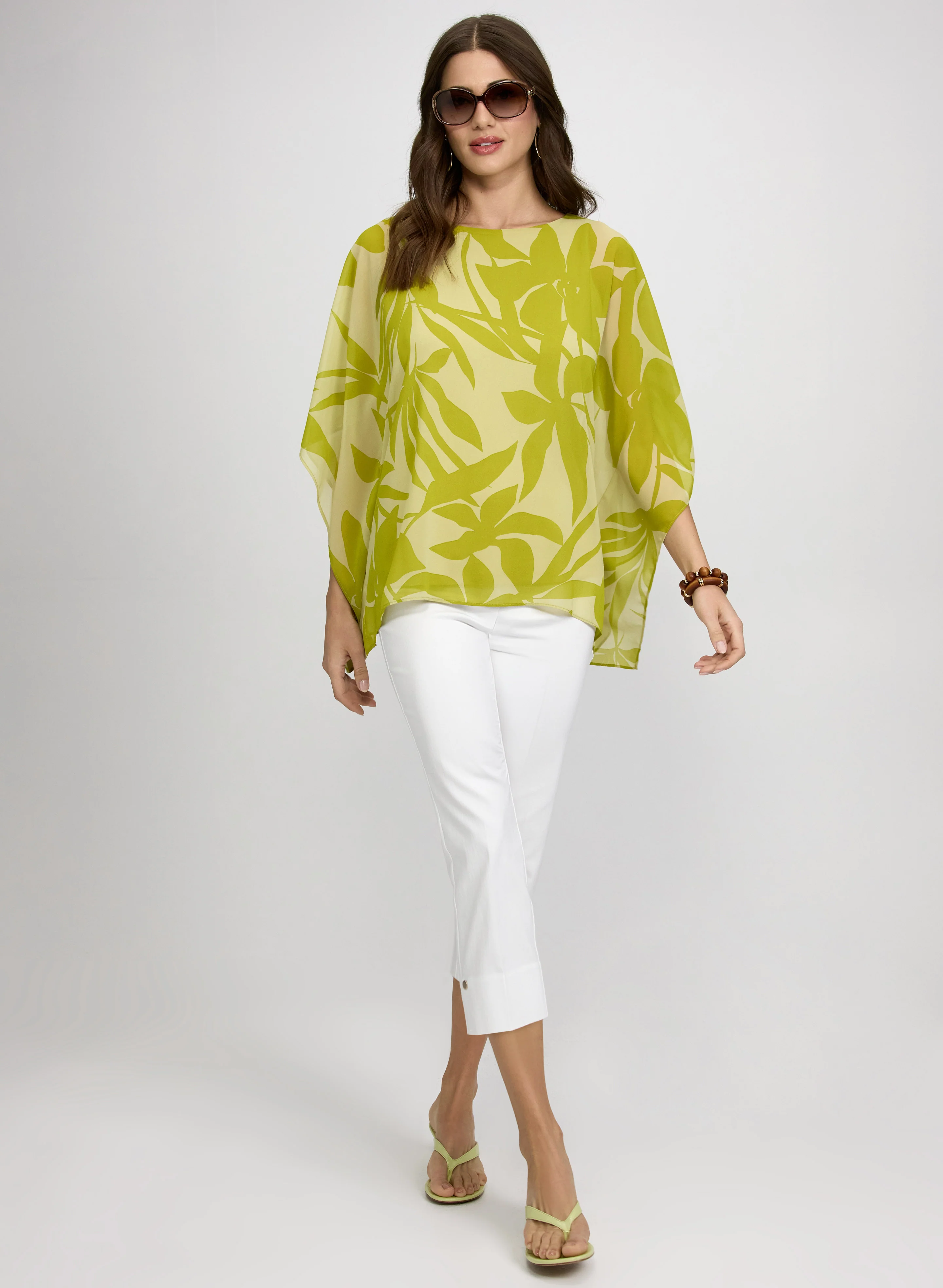 Floral Chiffon Blouse - Image 3