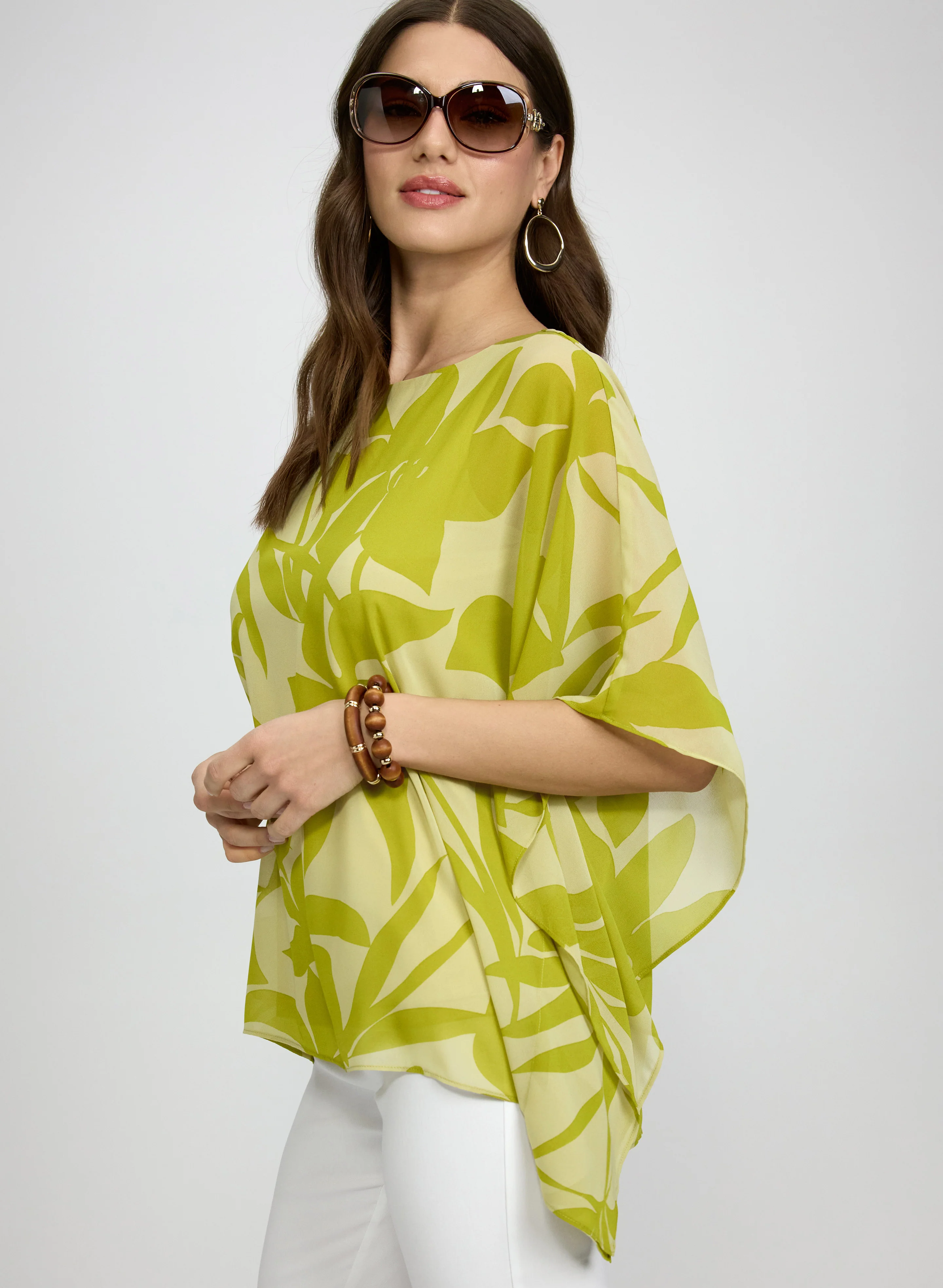 Floral Chiffon Blouse - Image 4