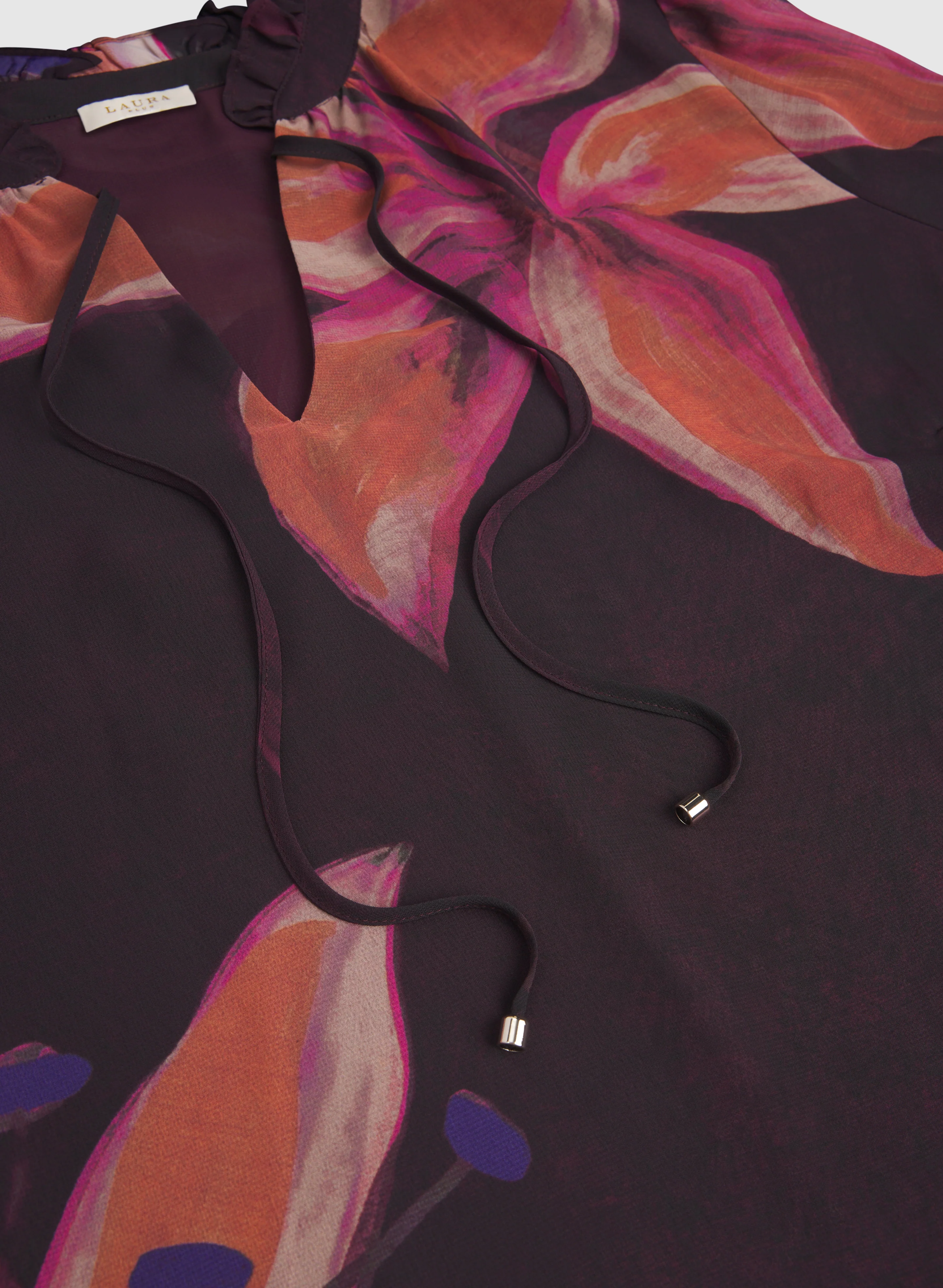 Floral Chiffon Blouse - Image 7