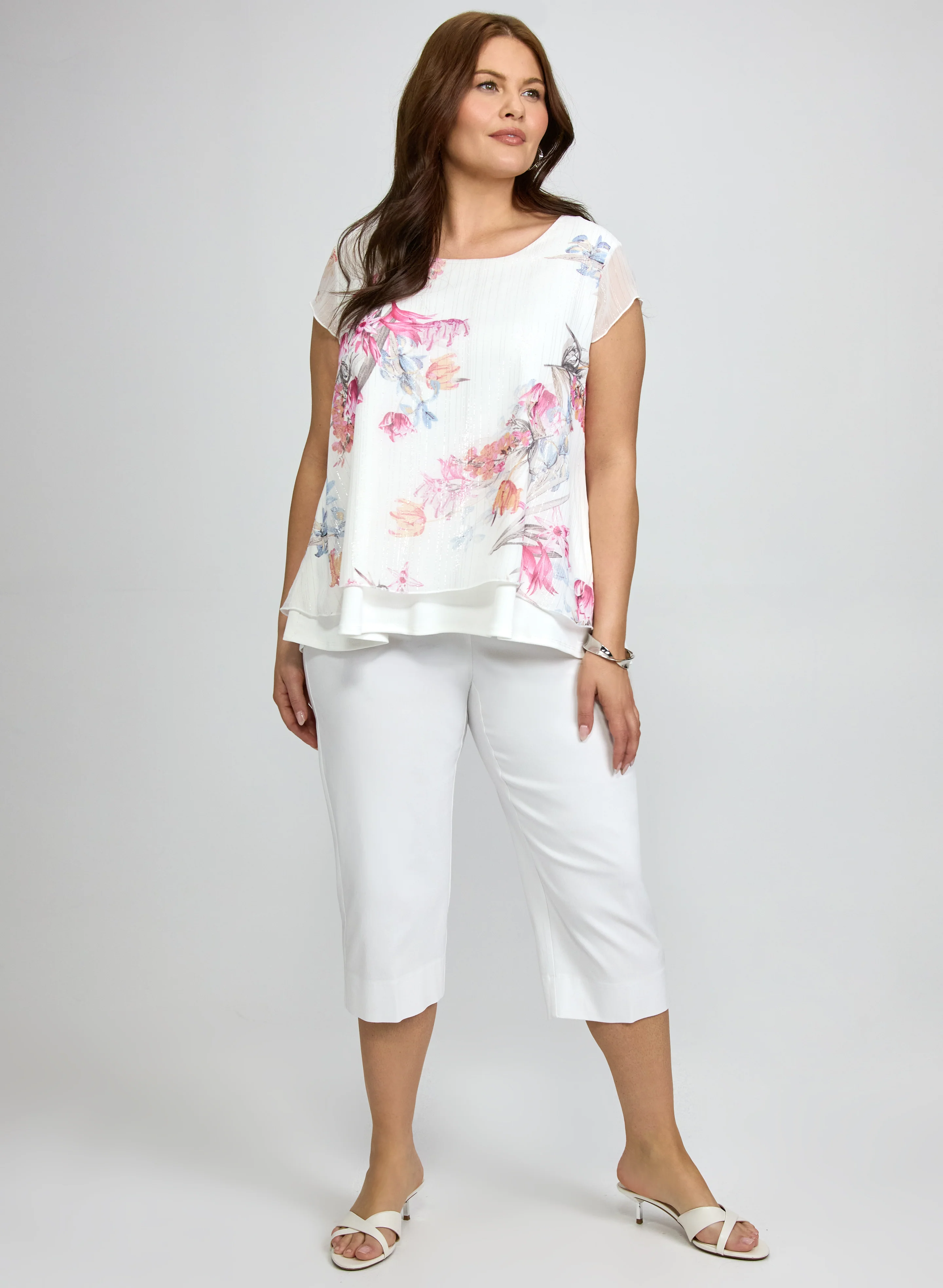 Floral Chiffon Blouse - Image 3
