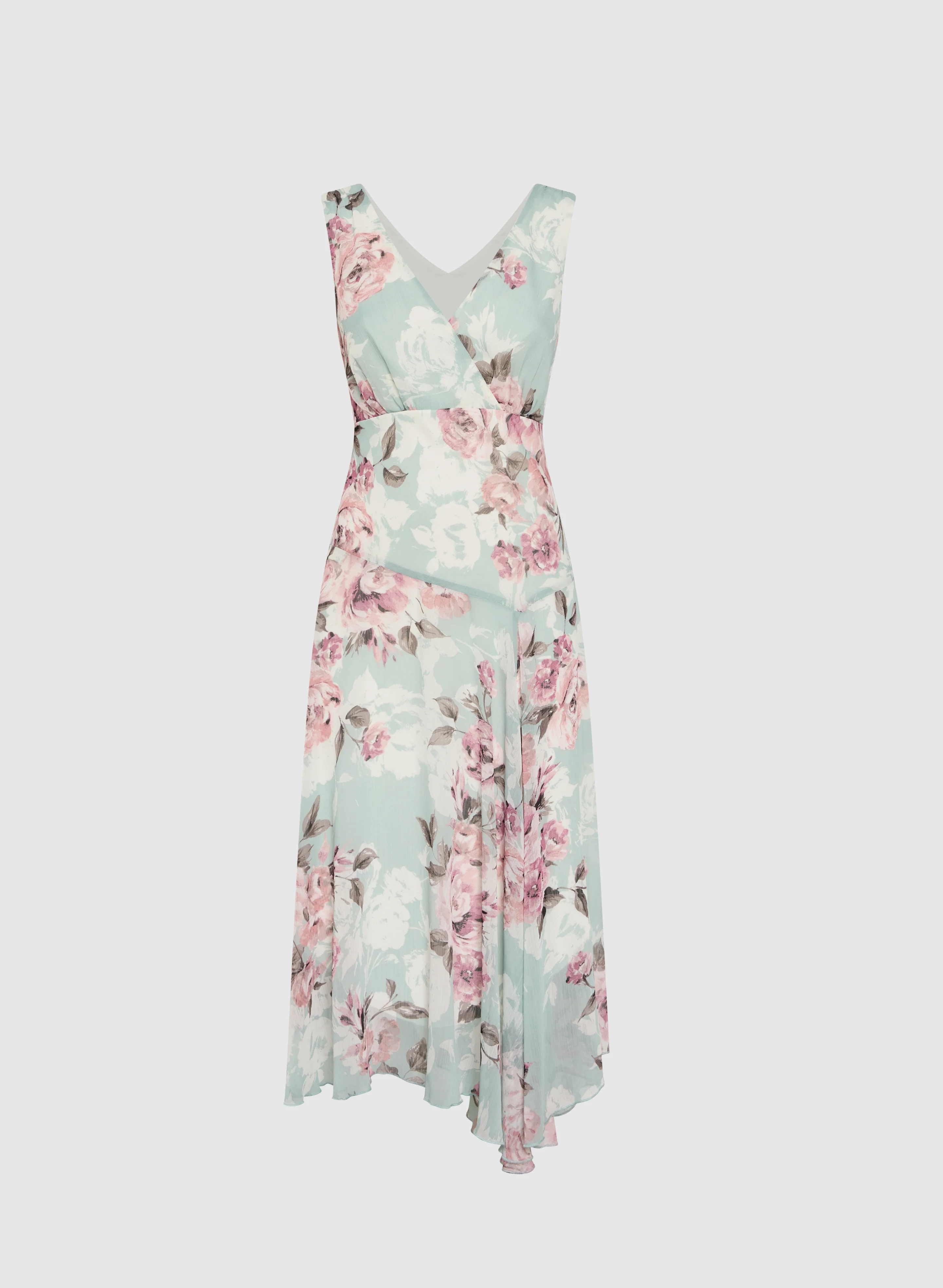 Floral Chiffon Dress - Image 5