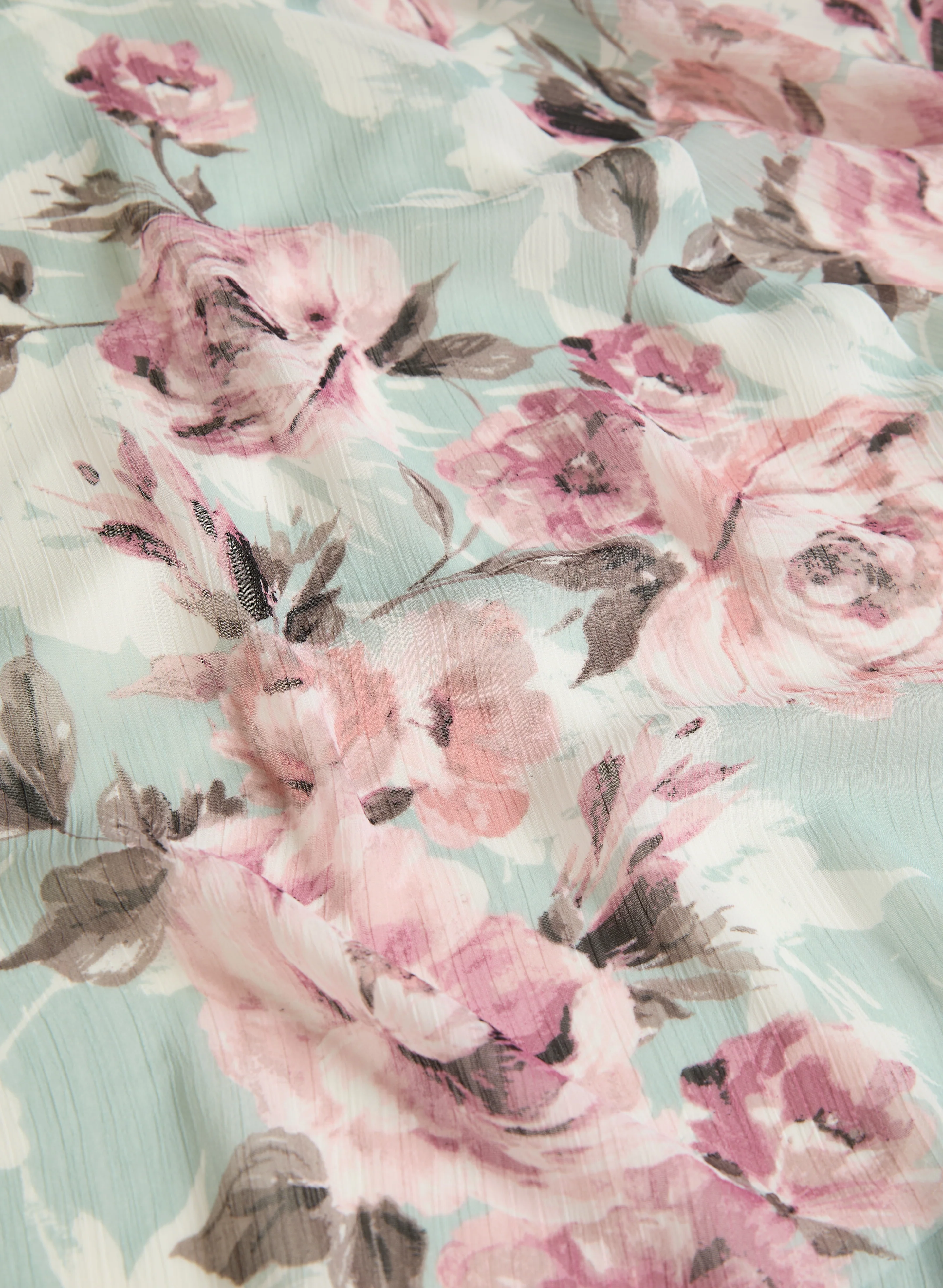 Floral Chiffon Dress - Image 6