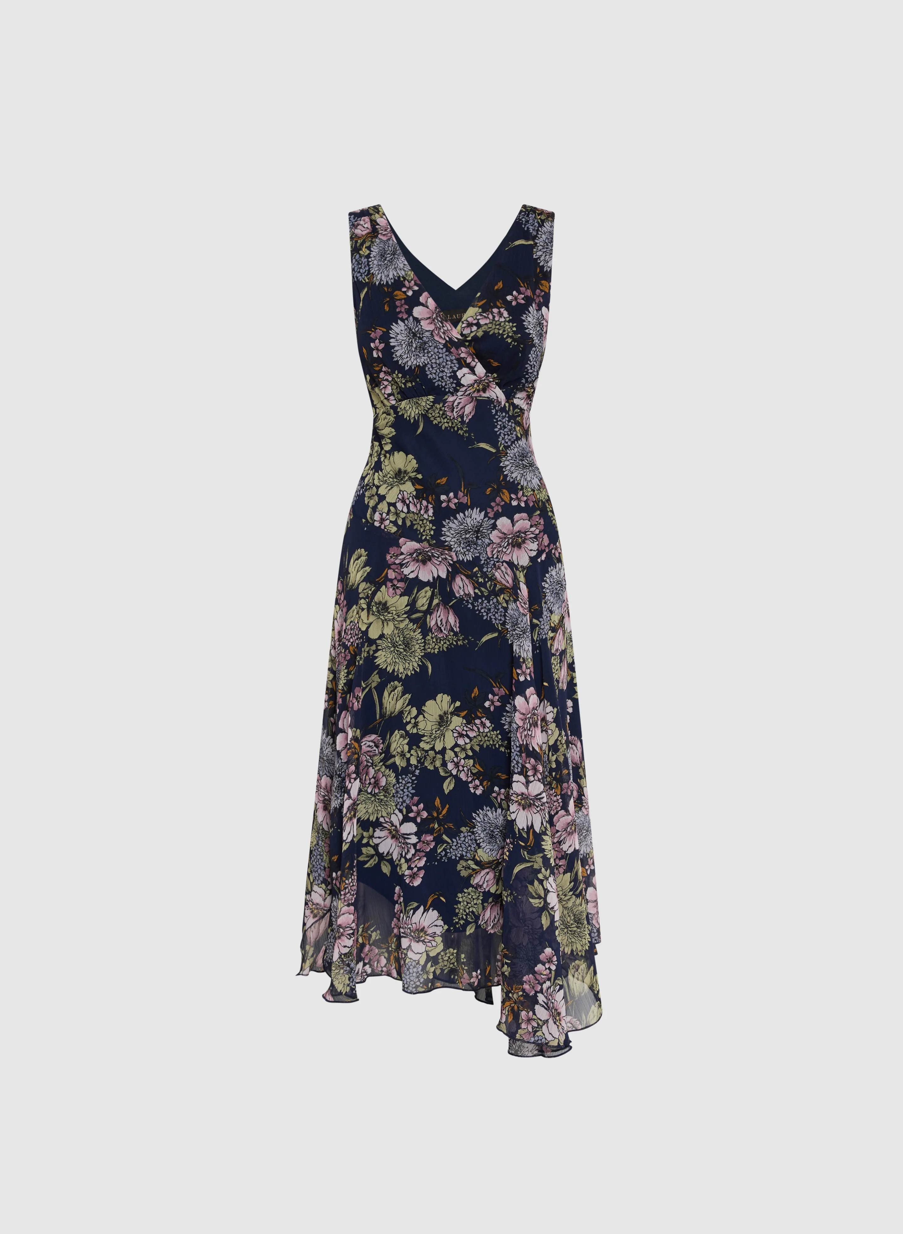 Floral Chiffon Dress - Image 6