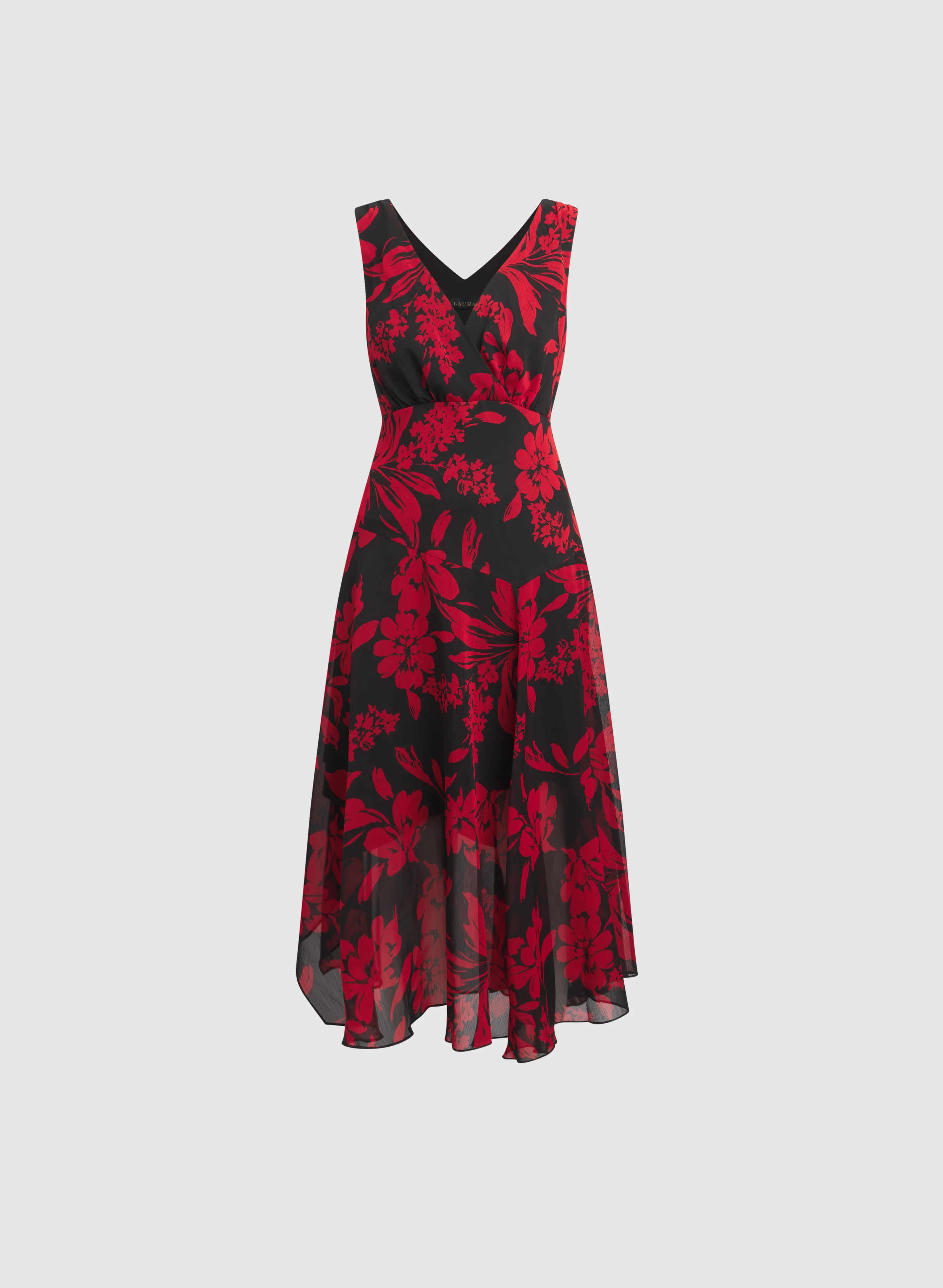 Floral Chiffon Dress - Image 5
