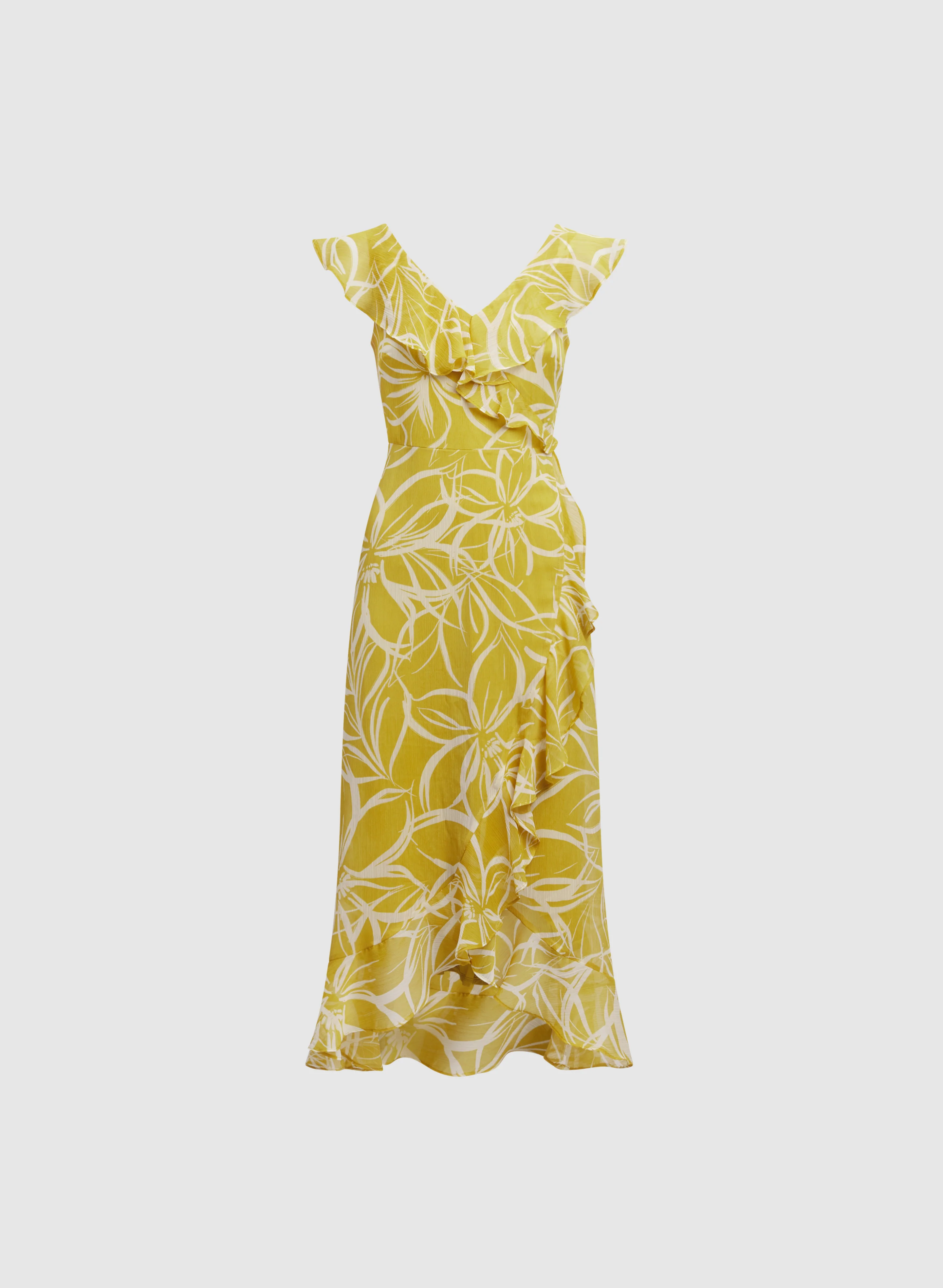 Floral Chiffon Dress - Image 5