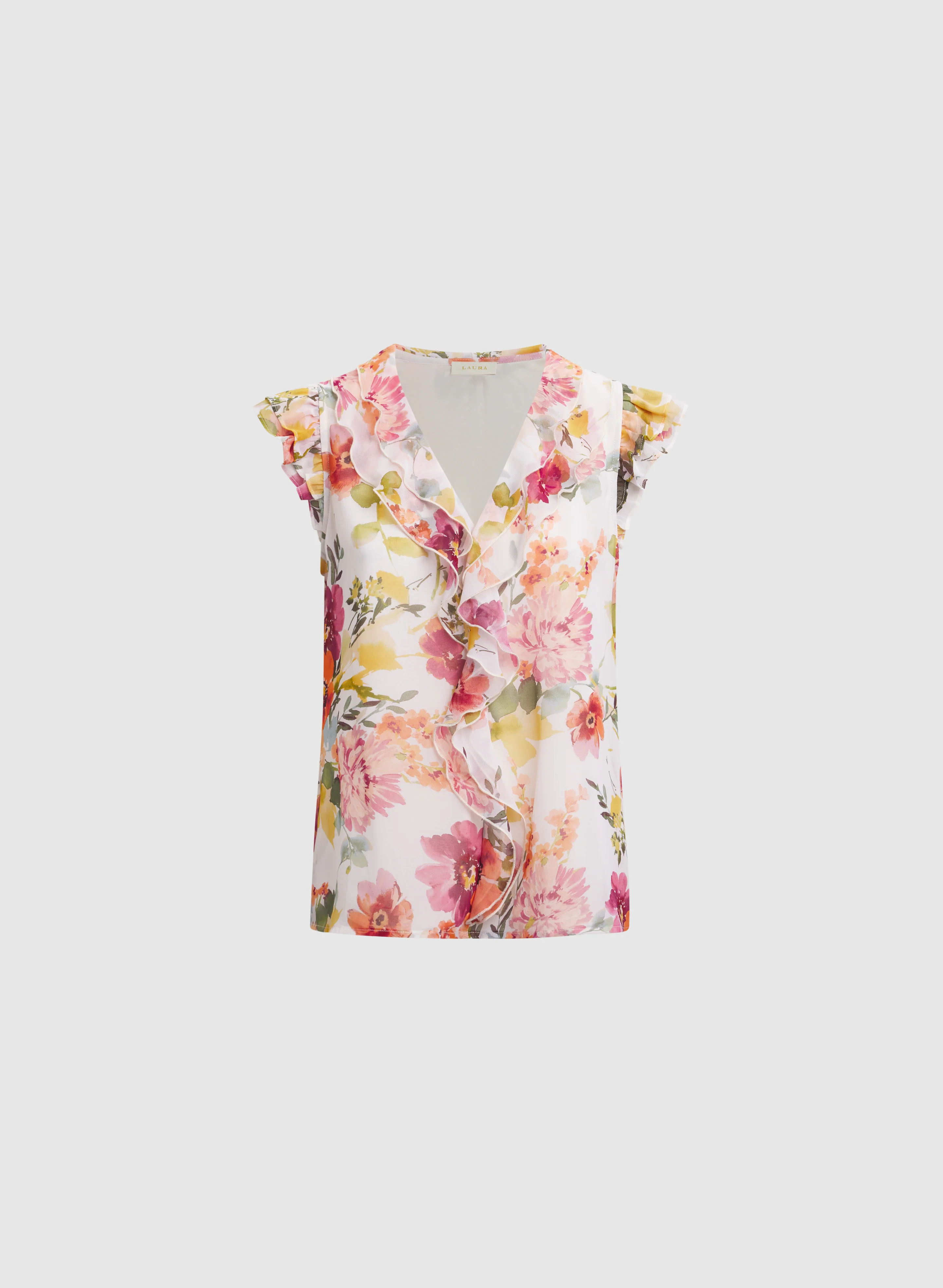 Floral Chiffon Top - Image 6