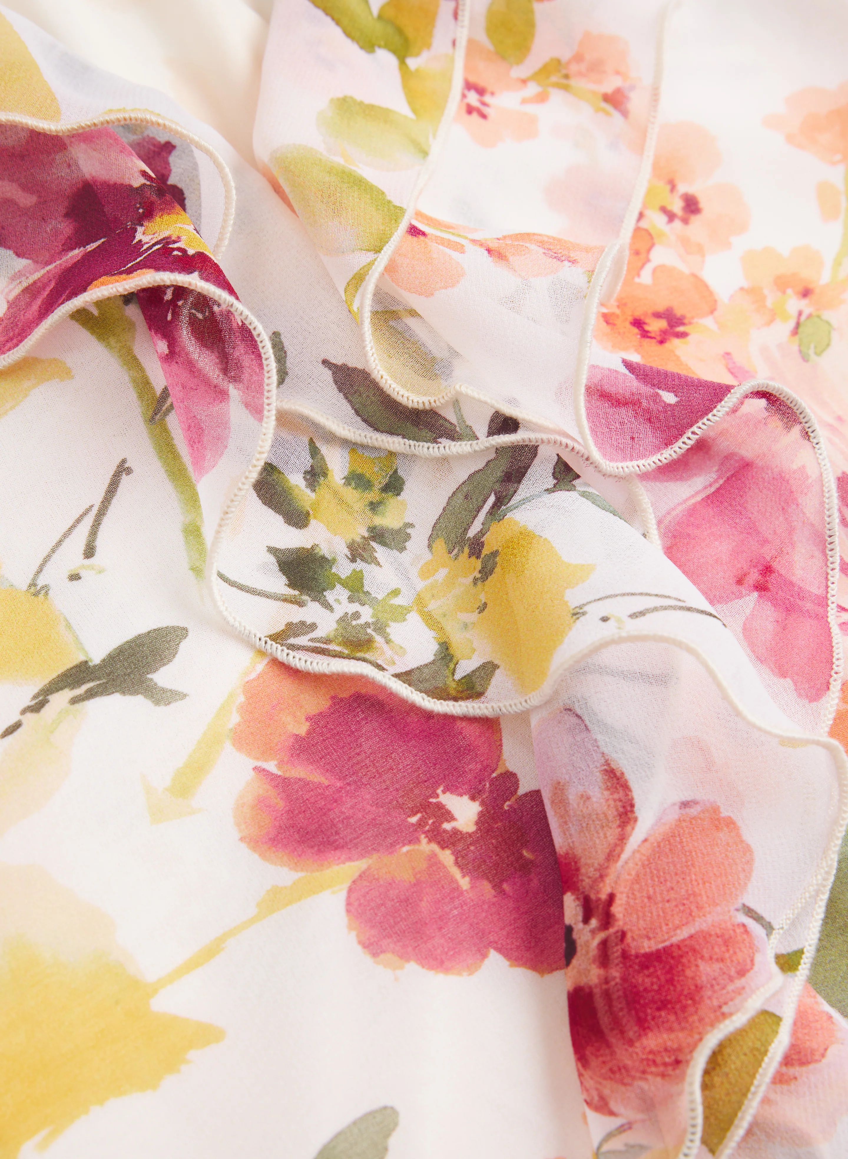 Floral Chiffon Top - Image 7
