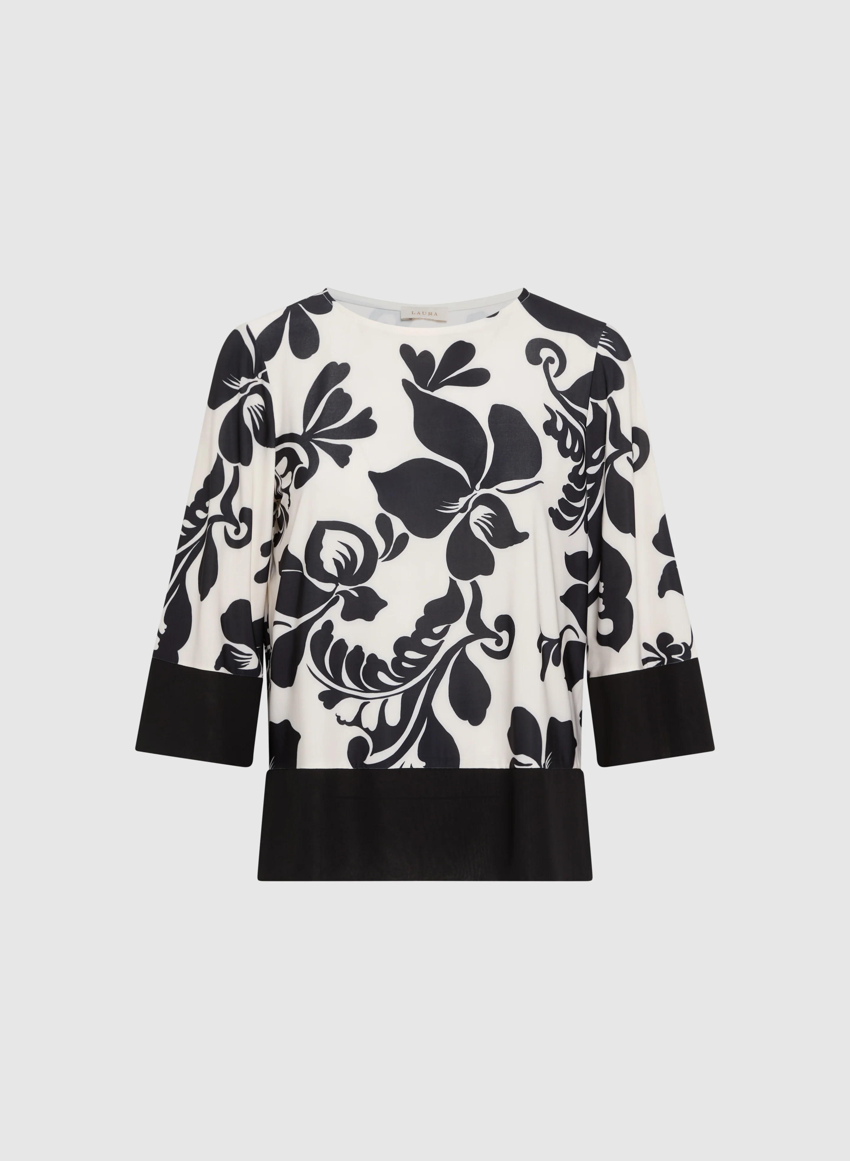 Floral Colour Block Top - Image 6