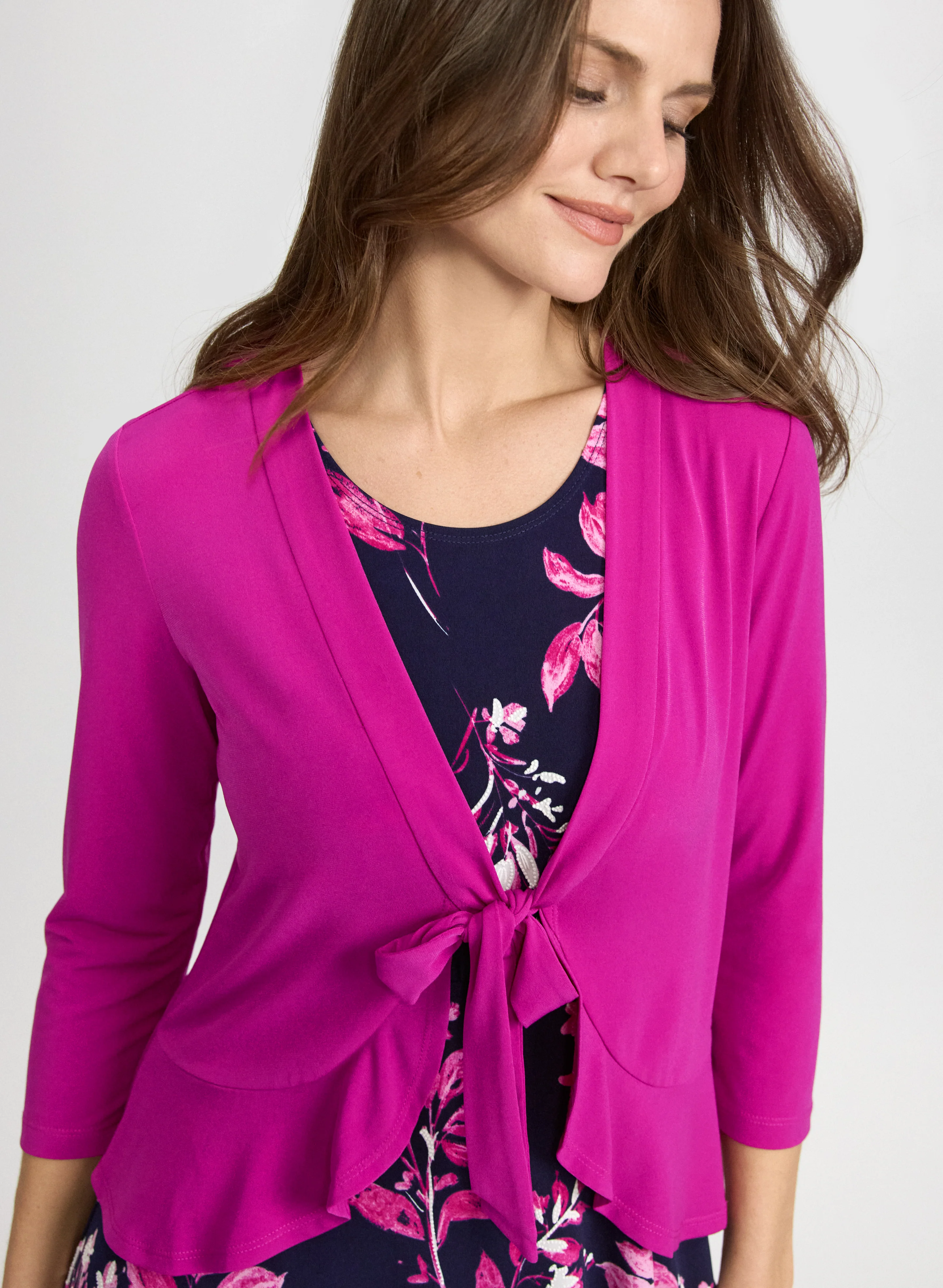 Floral Dress & Sweater Set - Image 3