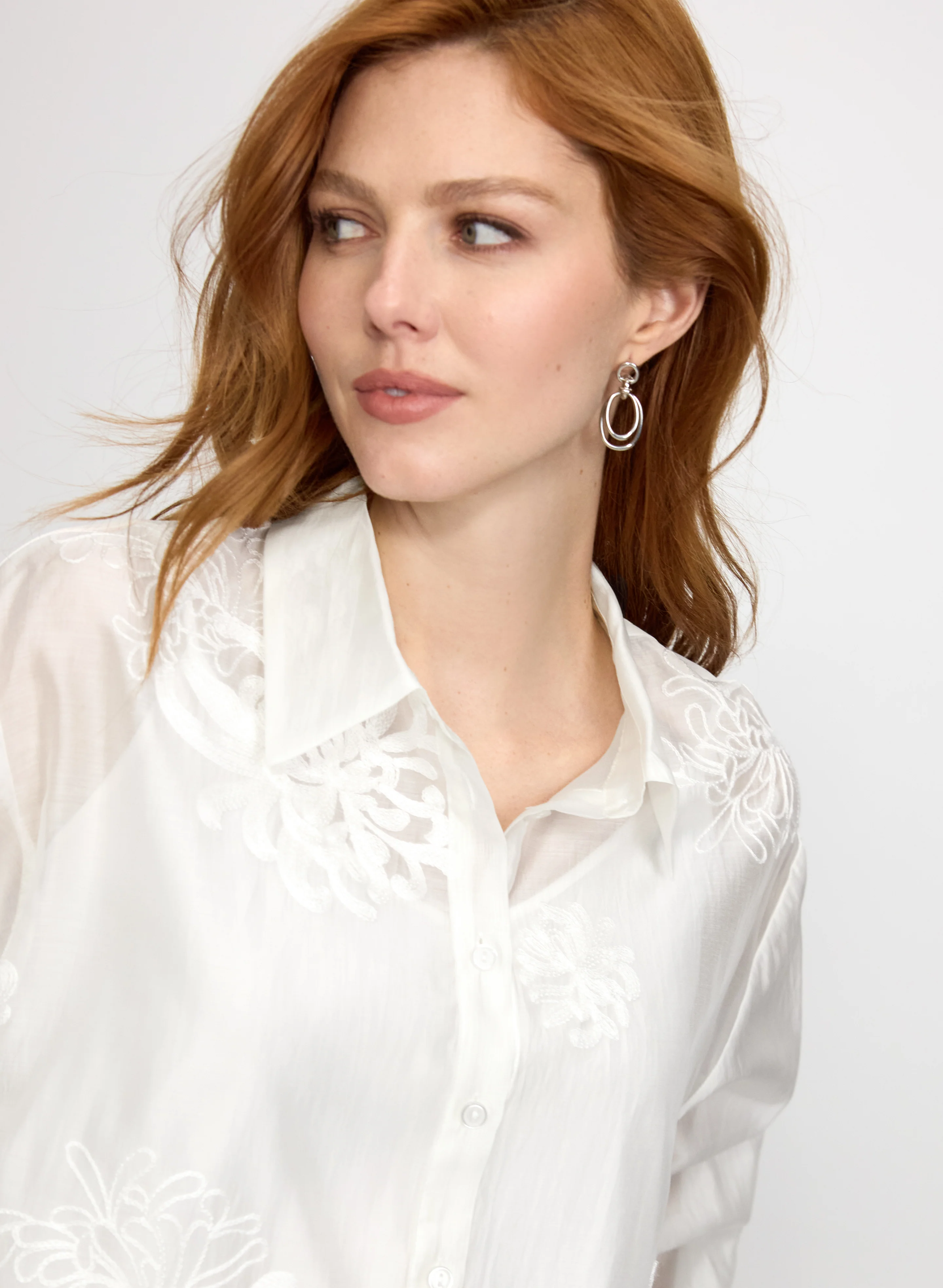 Floral Embroidered Blouse - Image 2