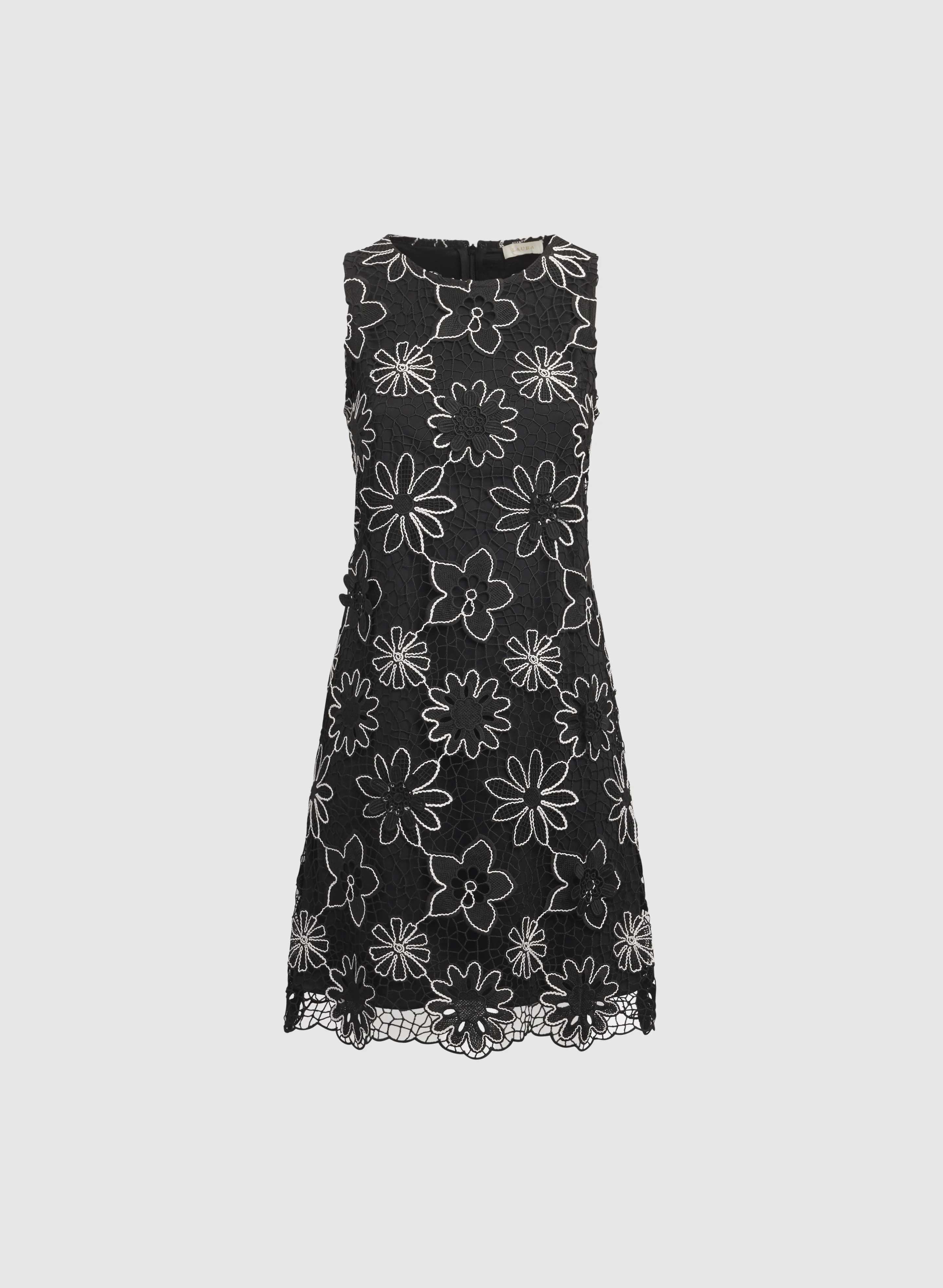 Floral Embroidered Crochet Dress - Image 6