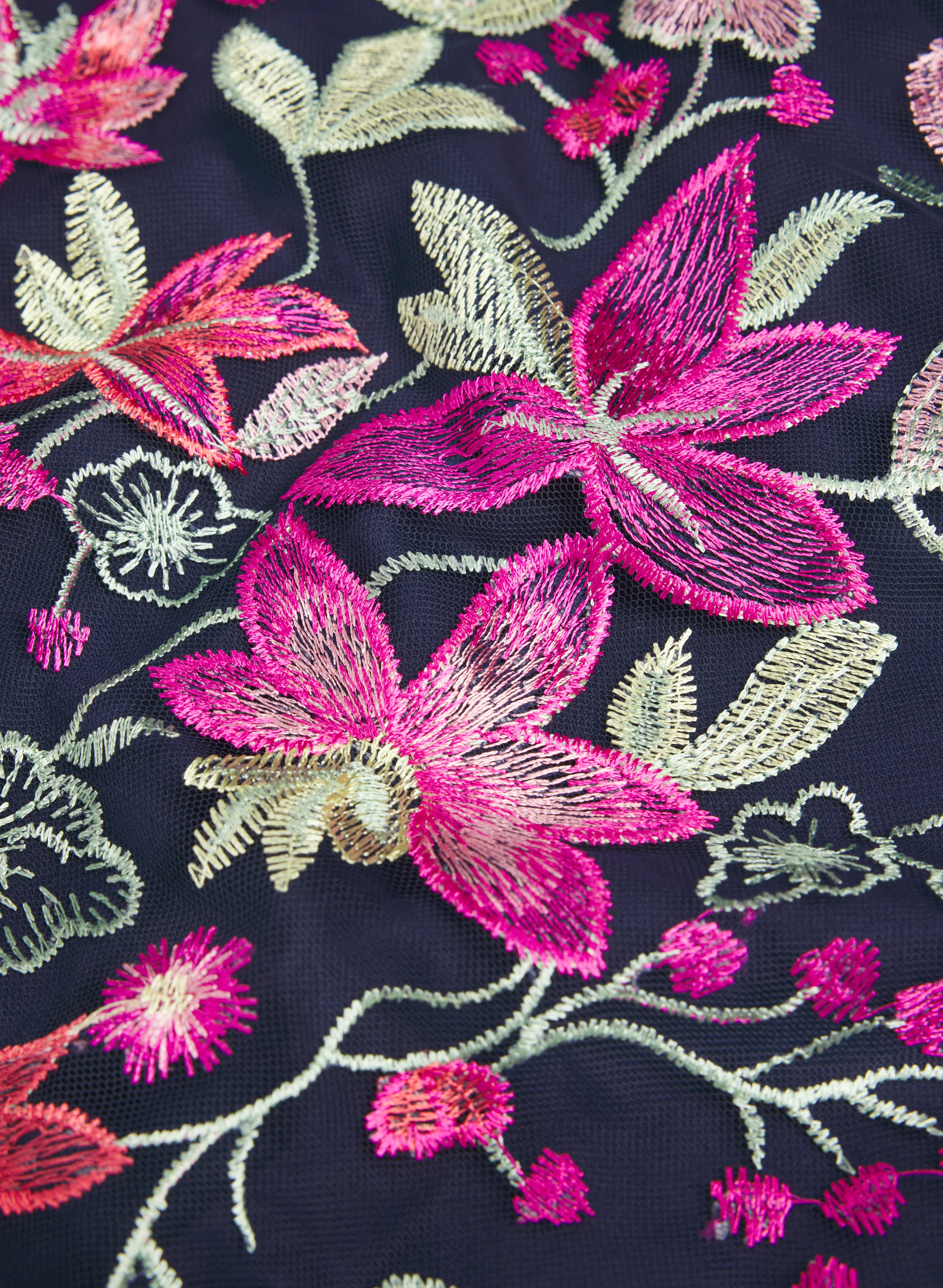 Floral Embroidered Dress - Image 6
